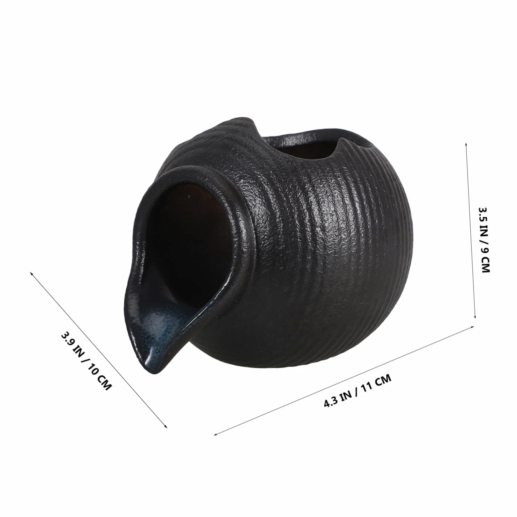 ERINGOGO Ceramiczny Dzbanek Wodospadowy Do Dekoracji Wewnętrznej i Zewnętrznej Fontanna Stołowa Do Hydroponicznych Roślin Ozdoba i Akwarium Poprawiająca Estetykę Przestrzeni
