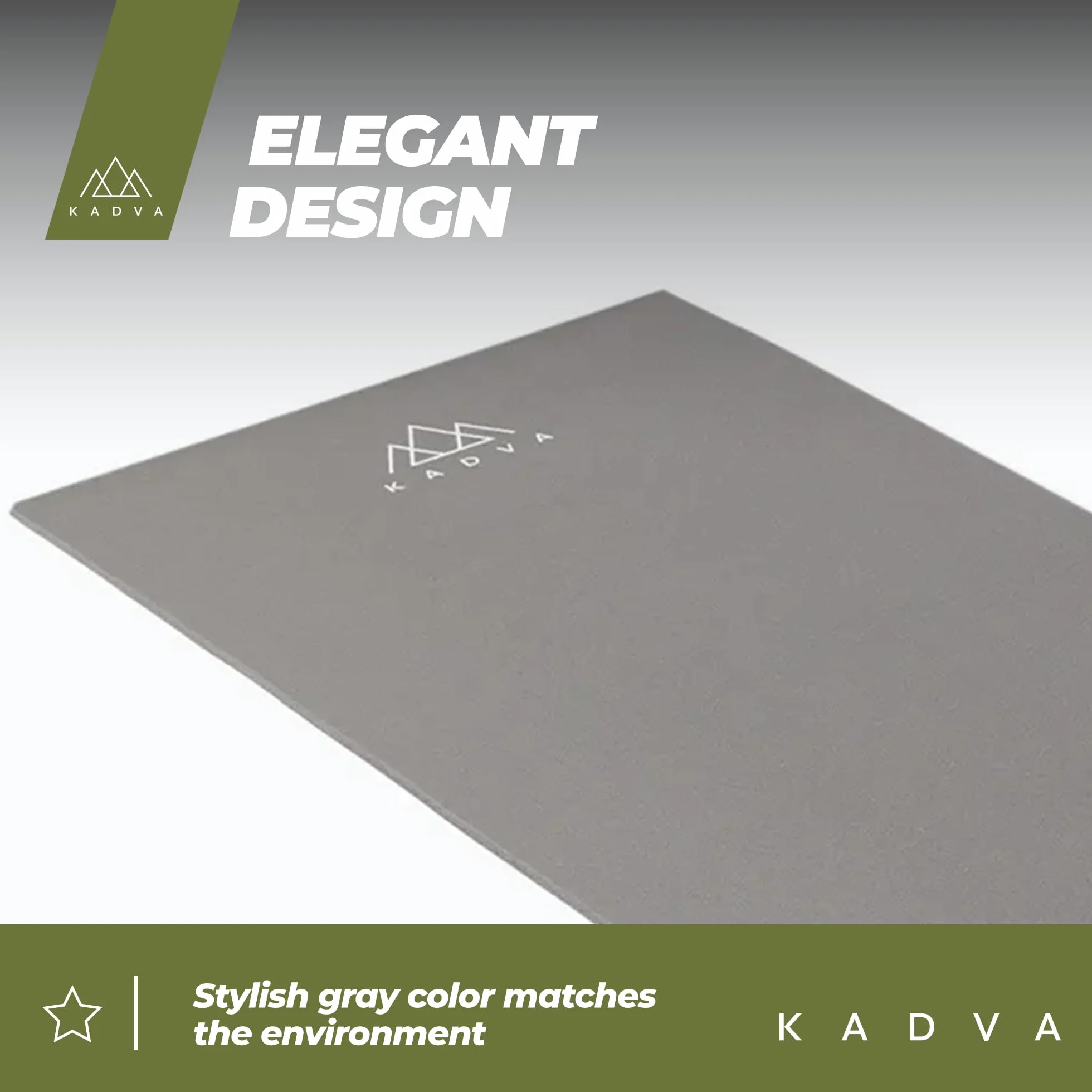 Karimata KADVA Alumat Mata Izolacyjna 180x50x0,5 cm 160 g XPE Aluminium Szara