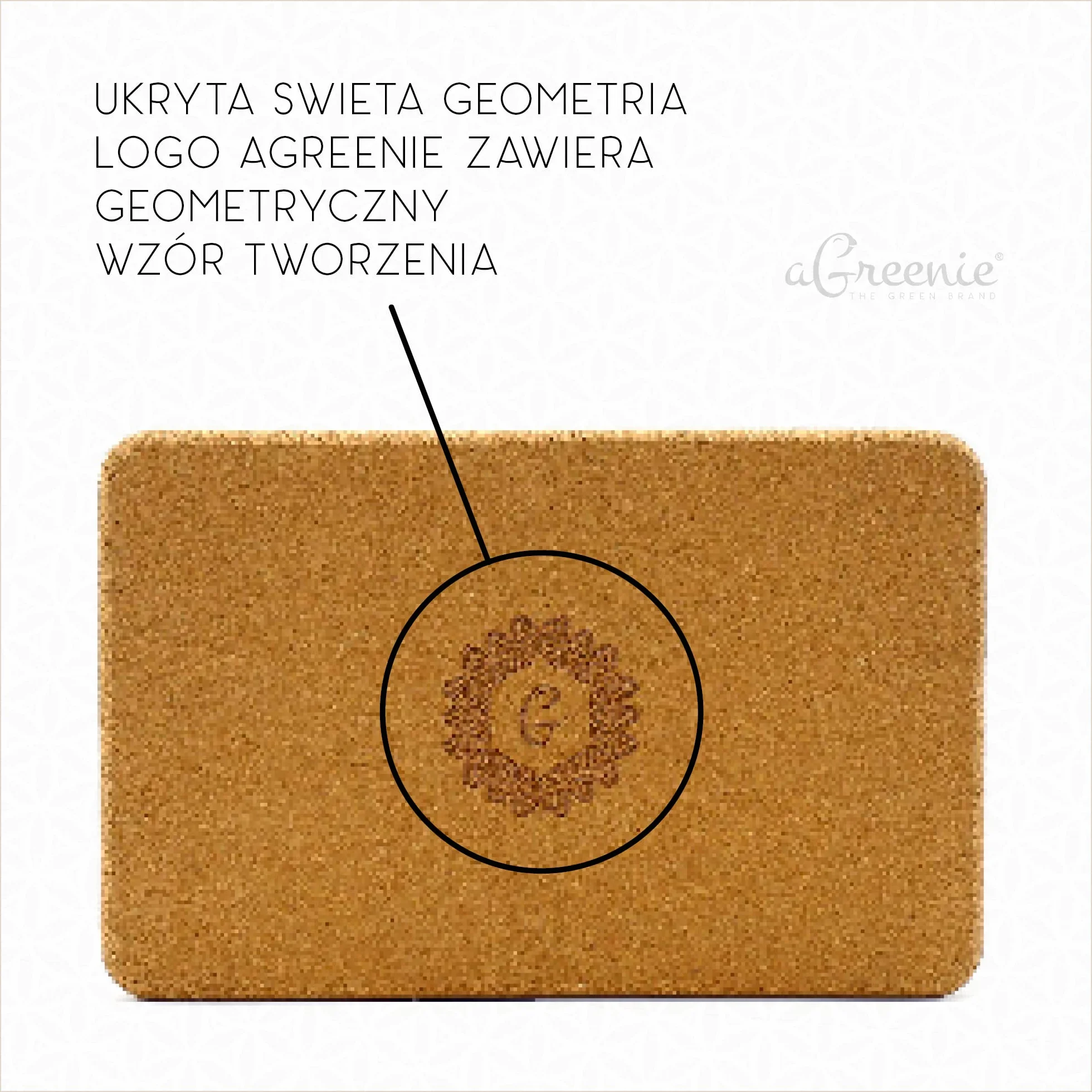 Blok do jogi z korka w 100% naturalny / klocek do jogi w zestawie plecak i instrukcja ćwiczeń, blok do jogi, rozmiar korka
