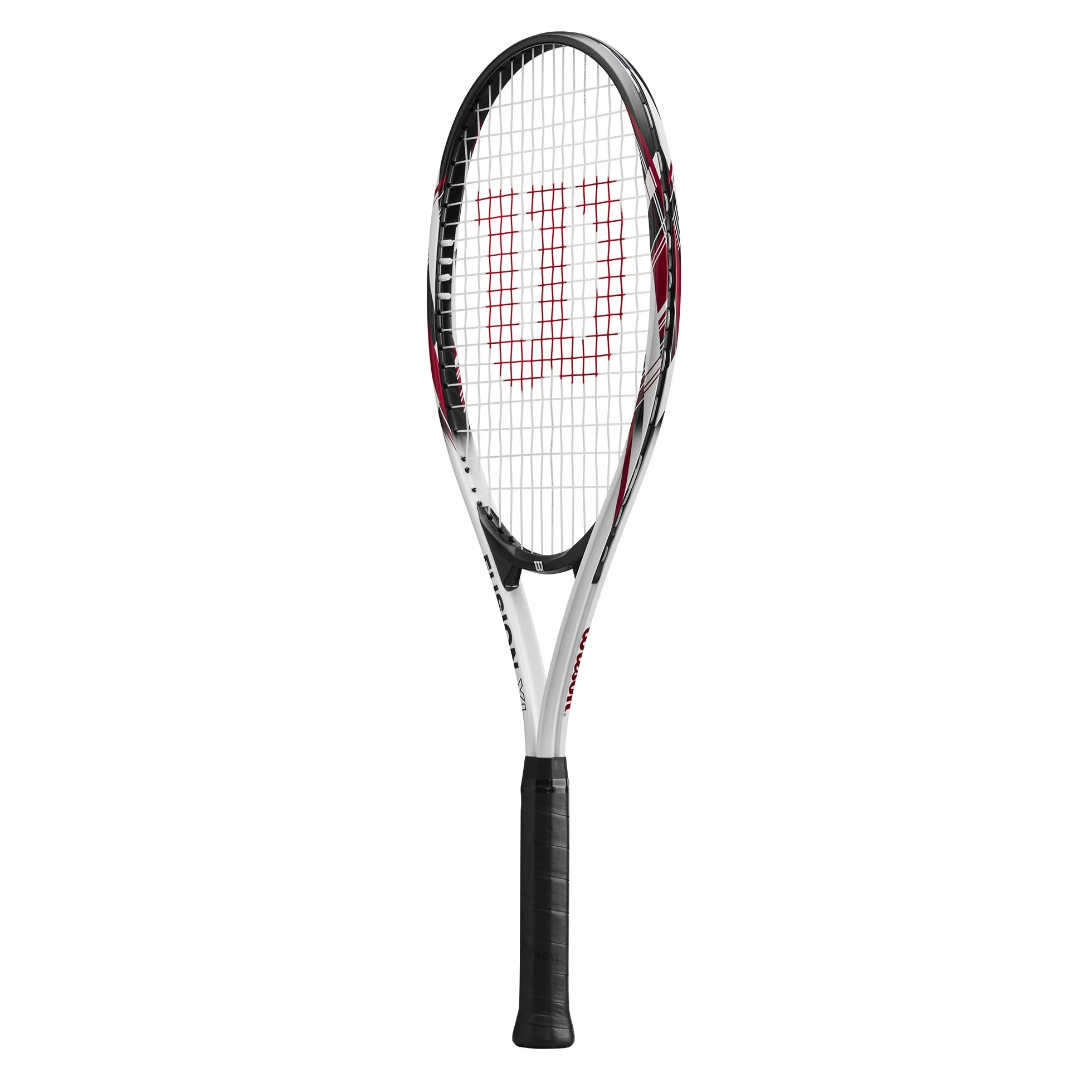 Wilson Fusion XL rakieta tenisowa, aluminiowa, waga czołowa (ciężka przyczepność), 291 g, długość 69,9 cm, czerwona