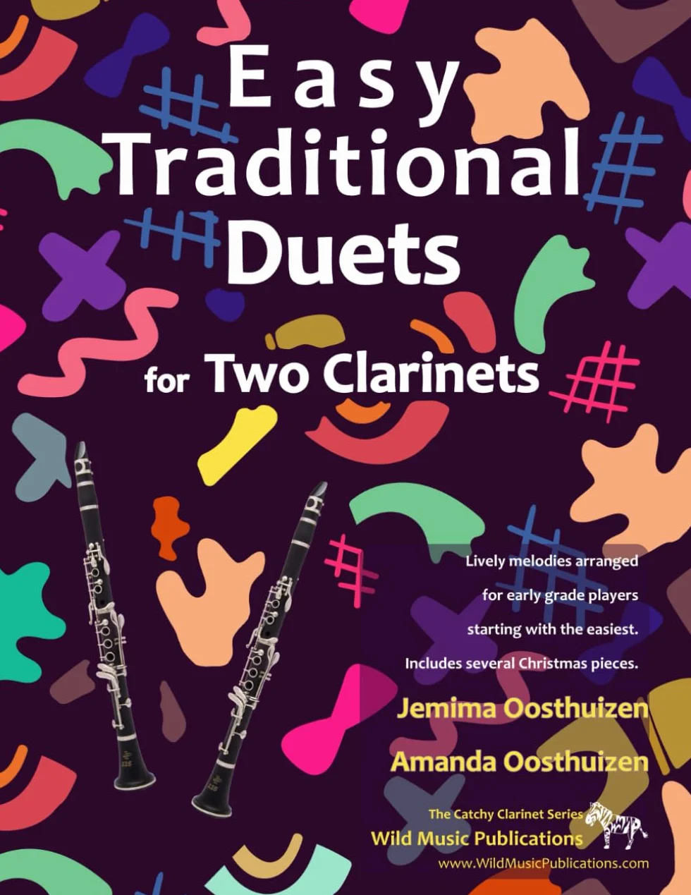 Easy Traditional Duets for Two Clarinets: 28 traditional melodies from around the world arranged especially for two equal beginner clarinet players. ... are below the break. All are in easy keys.