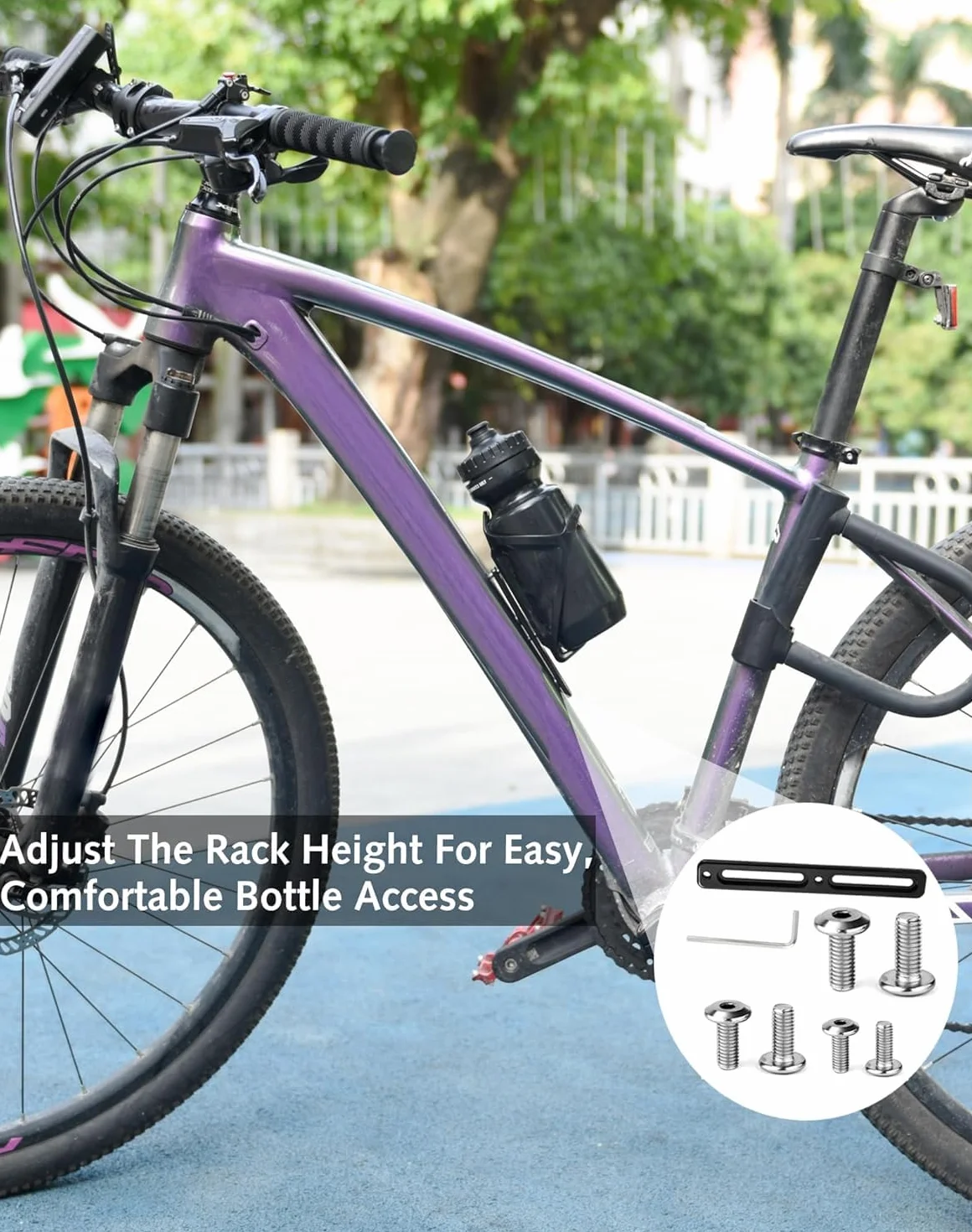 Adapter do uchwytu na bidon rowerowy, uchwyt na butelkę rowerową B-RAD, podstawa montażowa z aluminium, regulowana, stara pozycja, klatka zamontowana, uchwyt na butelkę wodną, uchwyty na rower szosowy