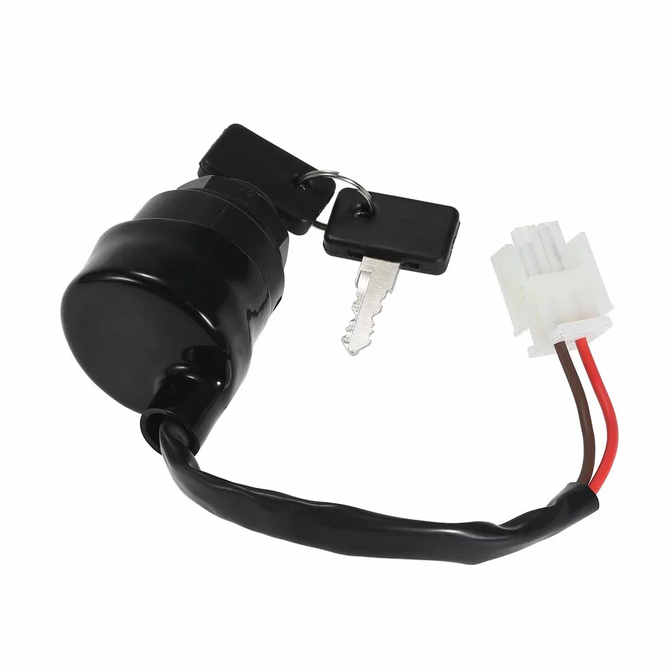 HUIOP Stycznik kluczykowy i klucze, zamiennik dla Yamaha Golf Cart Ignition Key Switch & Keys Gas Gold Electric G11 G16 G21 96-04 JN8-82510-09
