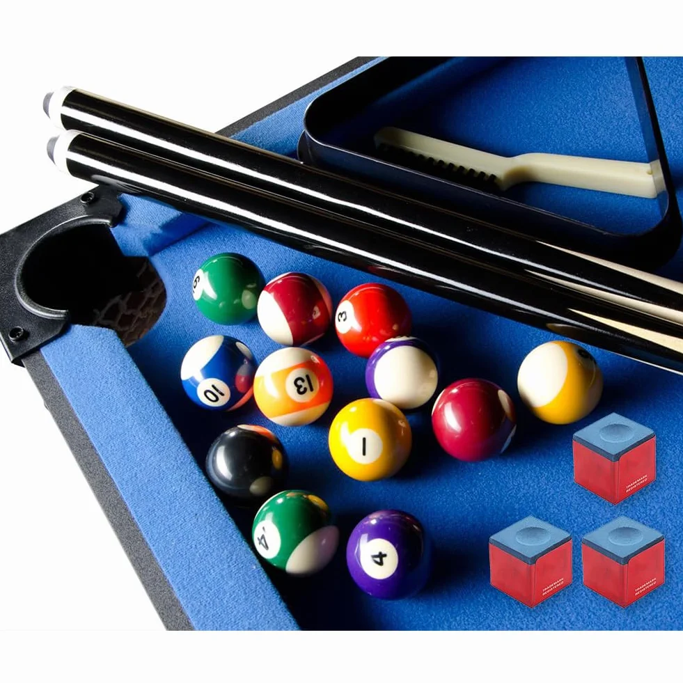 Niebieska kreda bilardowa 12 sztuk do kijów bilardowych snooker antypoślizgowa