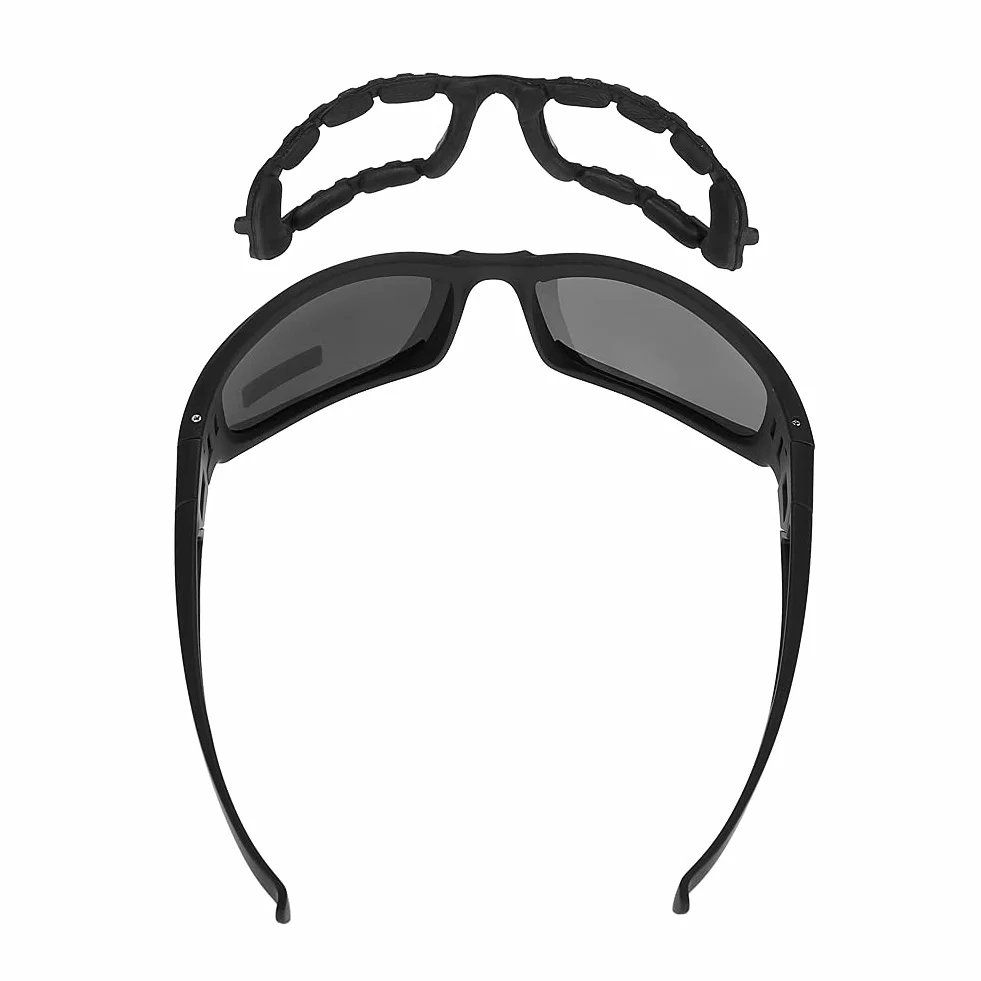 Acouto Gogle Wojskowe, Spolaryzowane Okulary Przeciwsłoneczne z Zestawem 4 Soczewek do Jazdy na Rowerze, Polowania, Strzelectwa, Soczewki PC HD, do Aktywności na świeżym Powietrzu