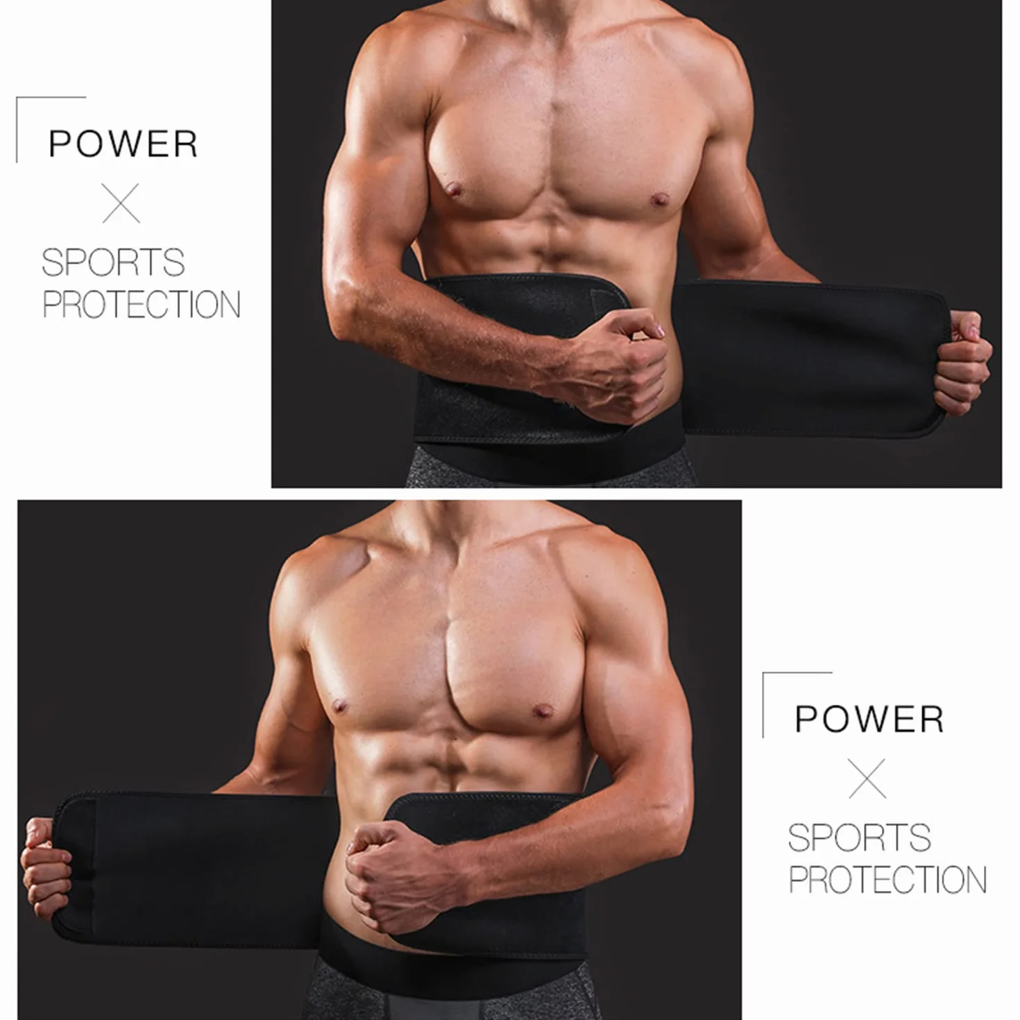 Pas wyszczuplający brzuch fitness trener talii regulowany pocący się dla kobiet i mężczyzn