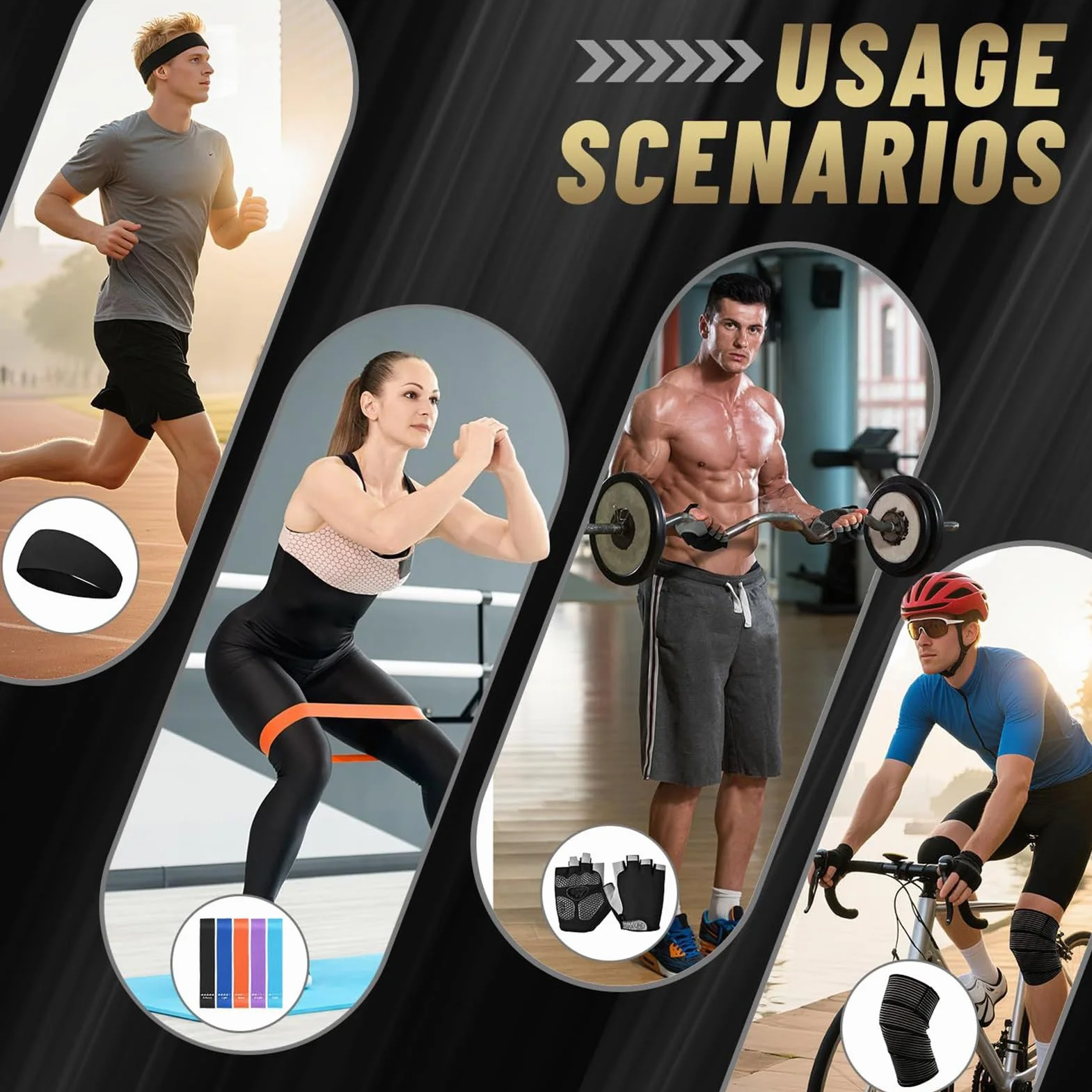 Kalendarz adwentowy fitness zestaw 24-dniowego sprzętu treningowego siła cardio