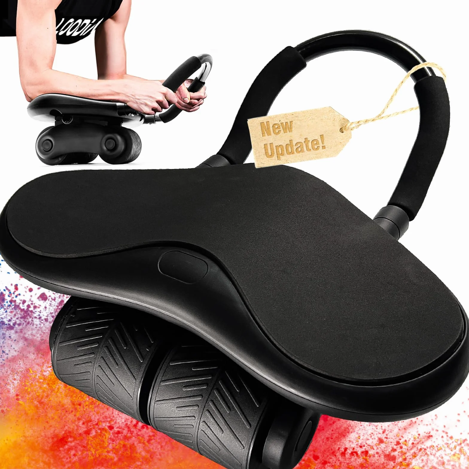 Rolka brzucha 3. generacji, trener mięśni brzucha, trener brzucha, automatyczne odbijanie, sprzęt treningowy, sprzęt sportowy, sprzęt fitness do domu