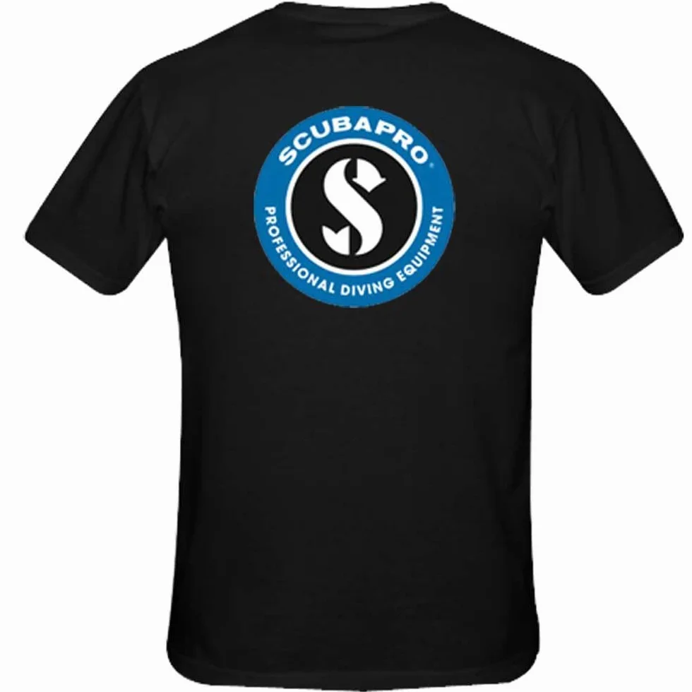 Scubapro T-Shirt SCP-Logo Black L Diving Regulators