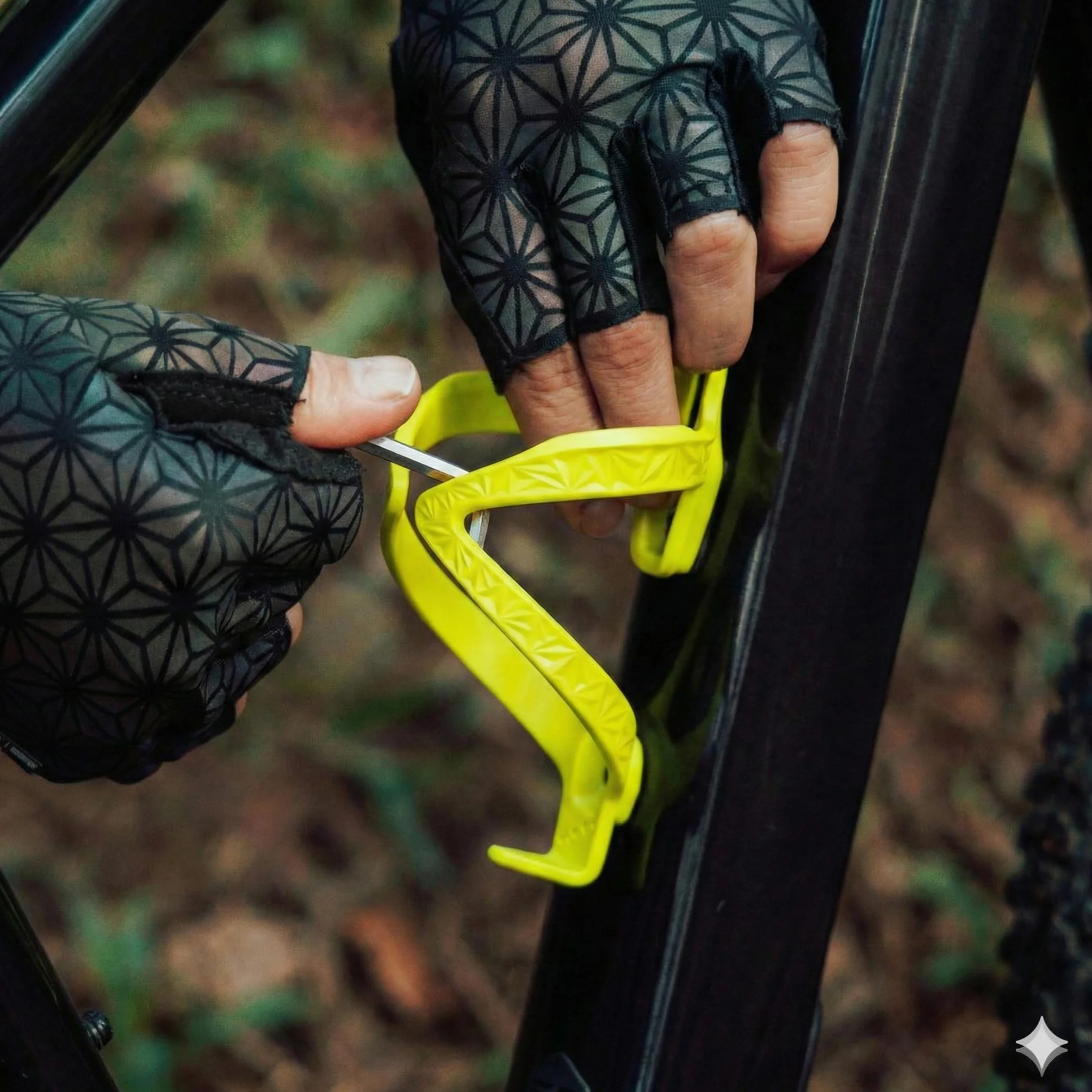 Supacaz Fly Cage Poly Porte bidon vélo VTT Jaune Neon Yellow Taille Unique
