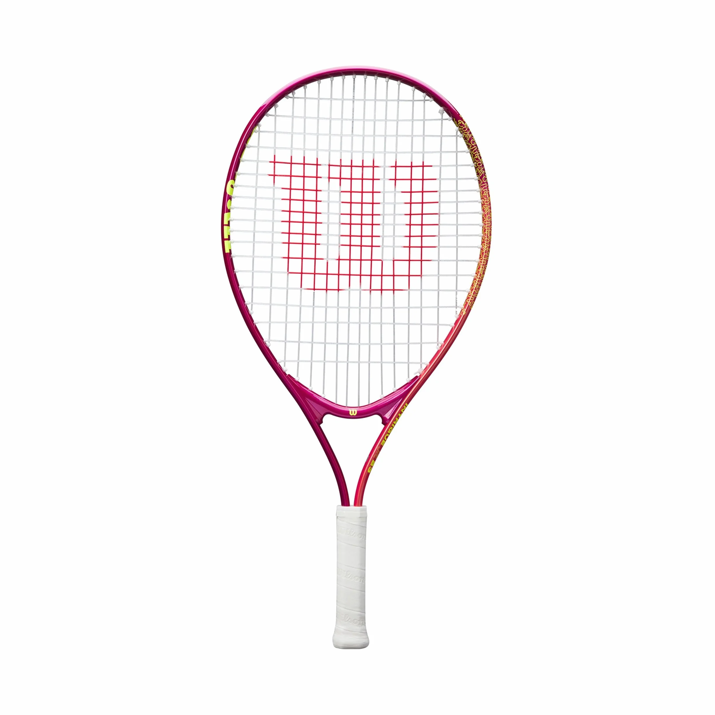 WILSON Intrigue Junior 23 Girls Uncorded 205G Rakiety tenisowe dla dzieci Czerwone - Żółte