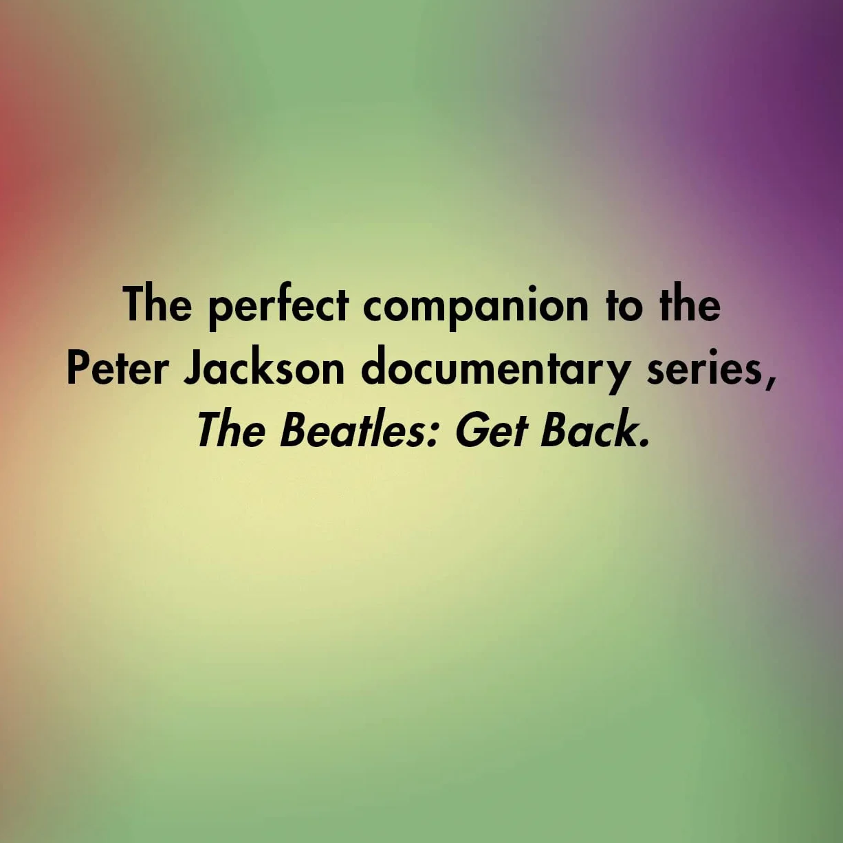 The Beatles: Get Back /anglais