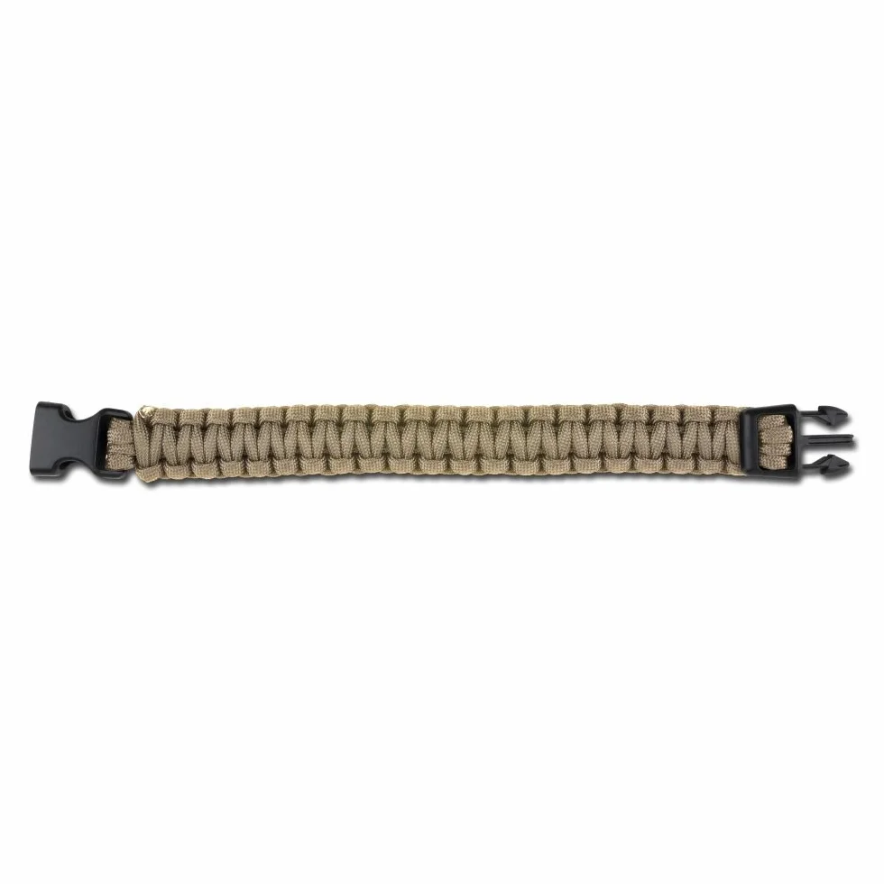 Mil-Tec Pasek na nadgarstek Paracord 22 mm czarny