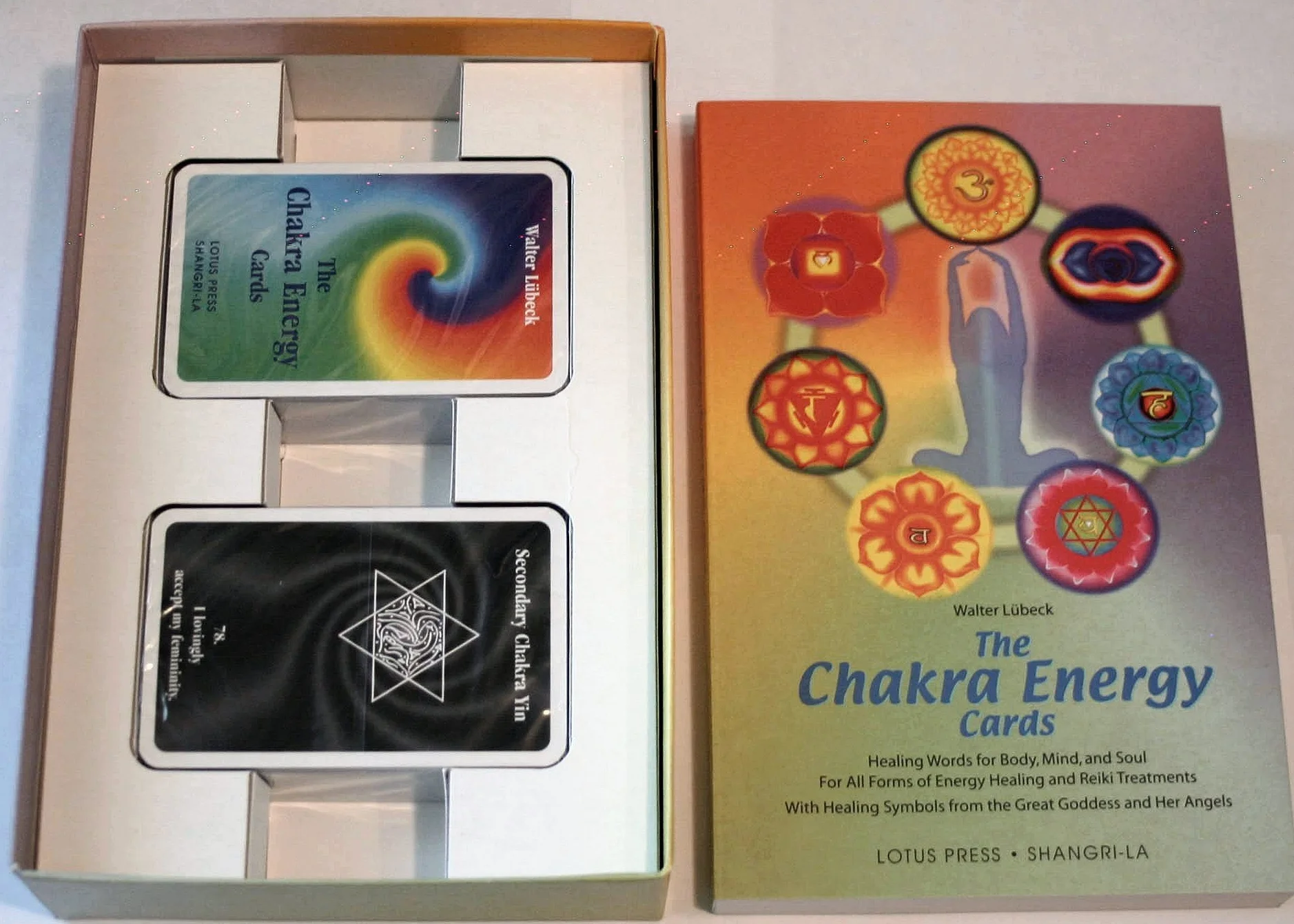 Chakra Energy Cards: Healing Words for Body, Mind and Soul for All Forms of Energy Healing and Reiki Treatments with Energy-seals