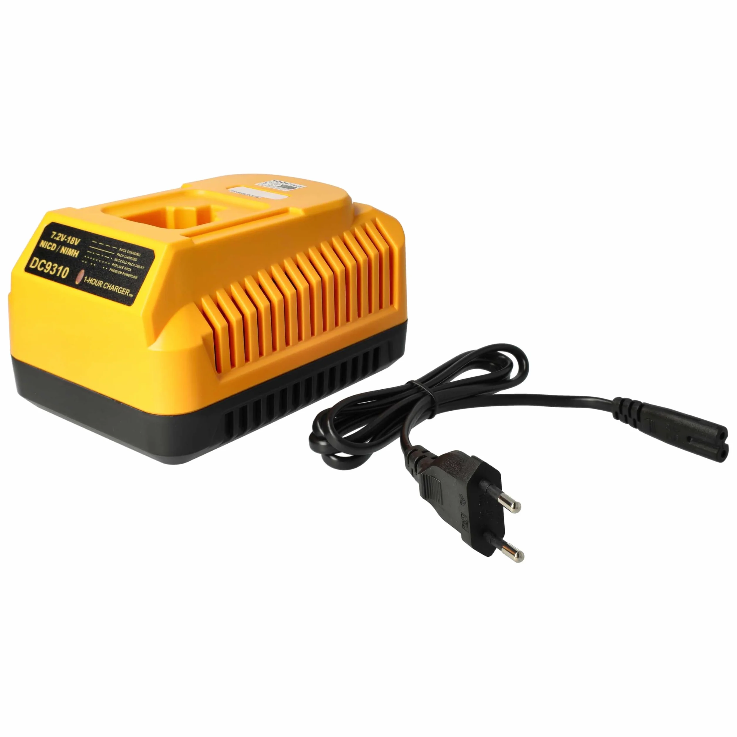 vhbw Ładowarka kompatybilna z narzędziami Dewalt DC9096, DC9144, DC9180, DC9180C z narzędziami NI-Cd, akumulatorami NiMH