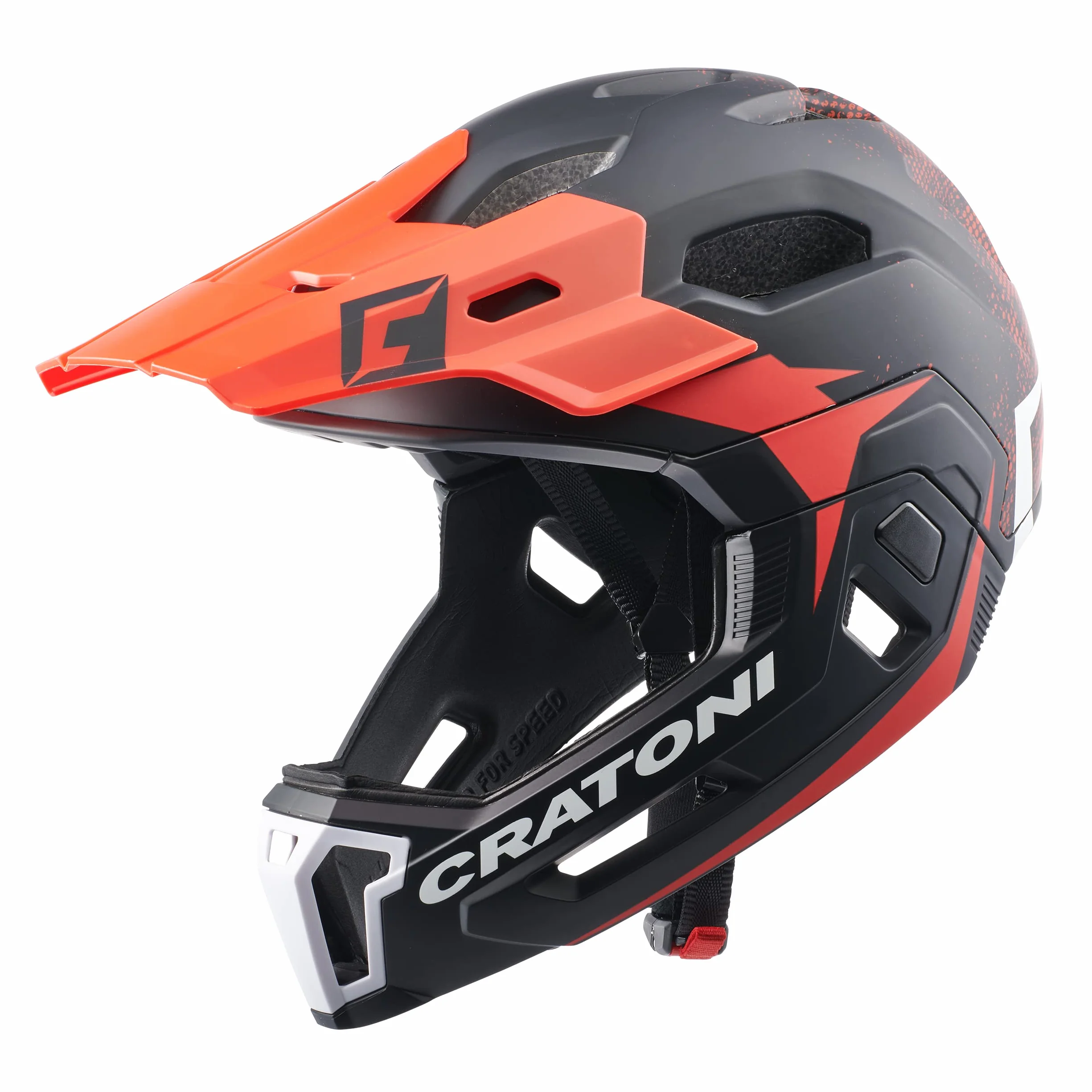 Cratoni C-Maniac 2.0 MX MTB kask czarny/czerwony