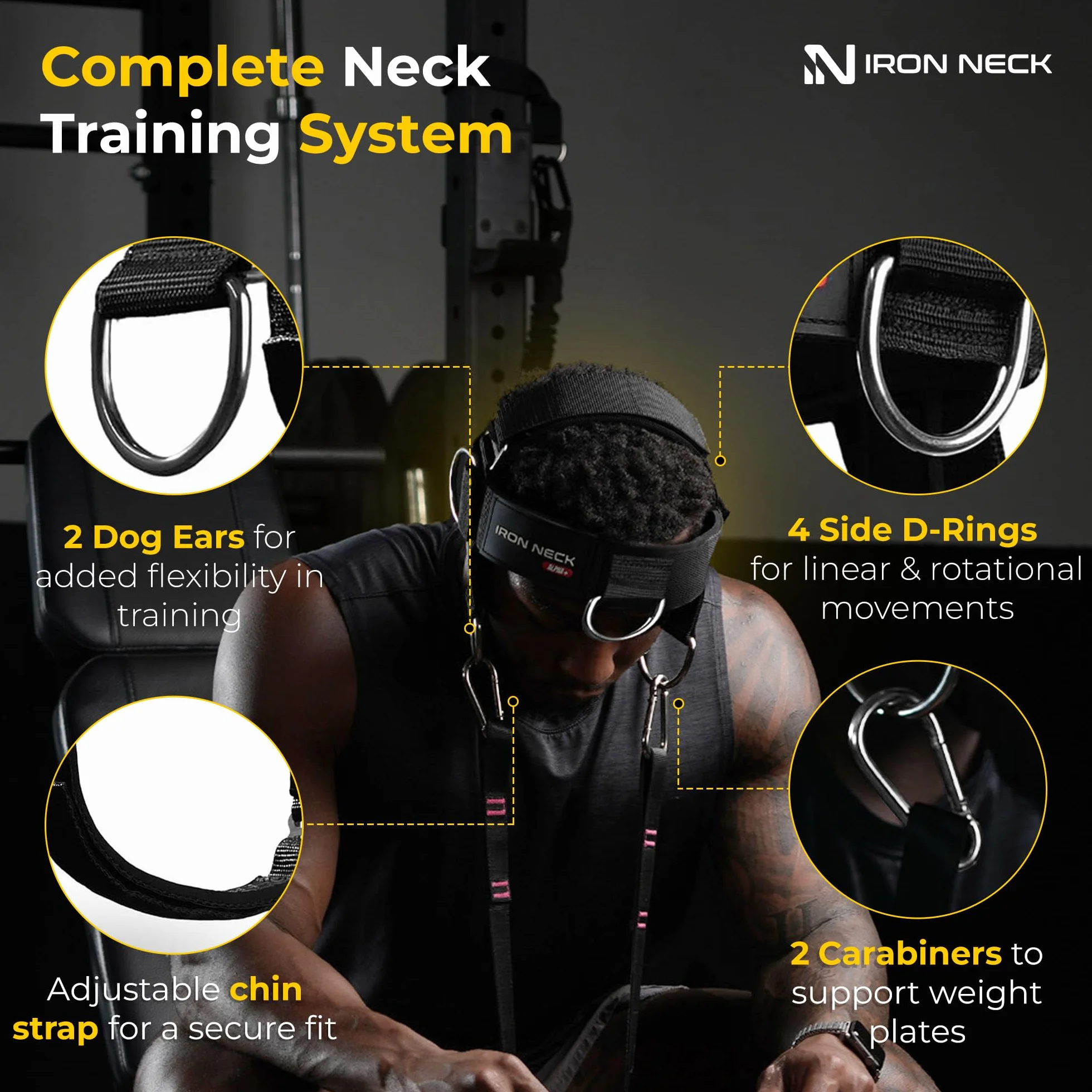Iron Neck Alpha Harness Plus