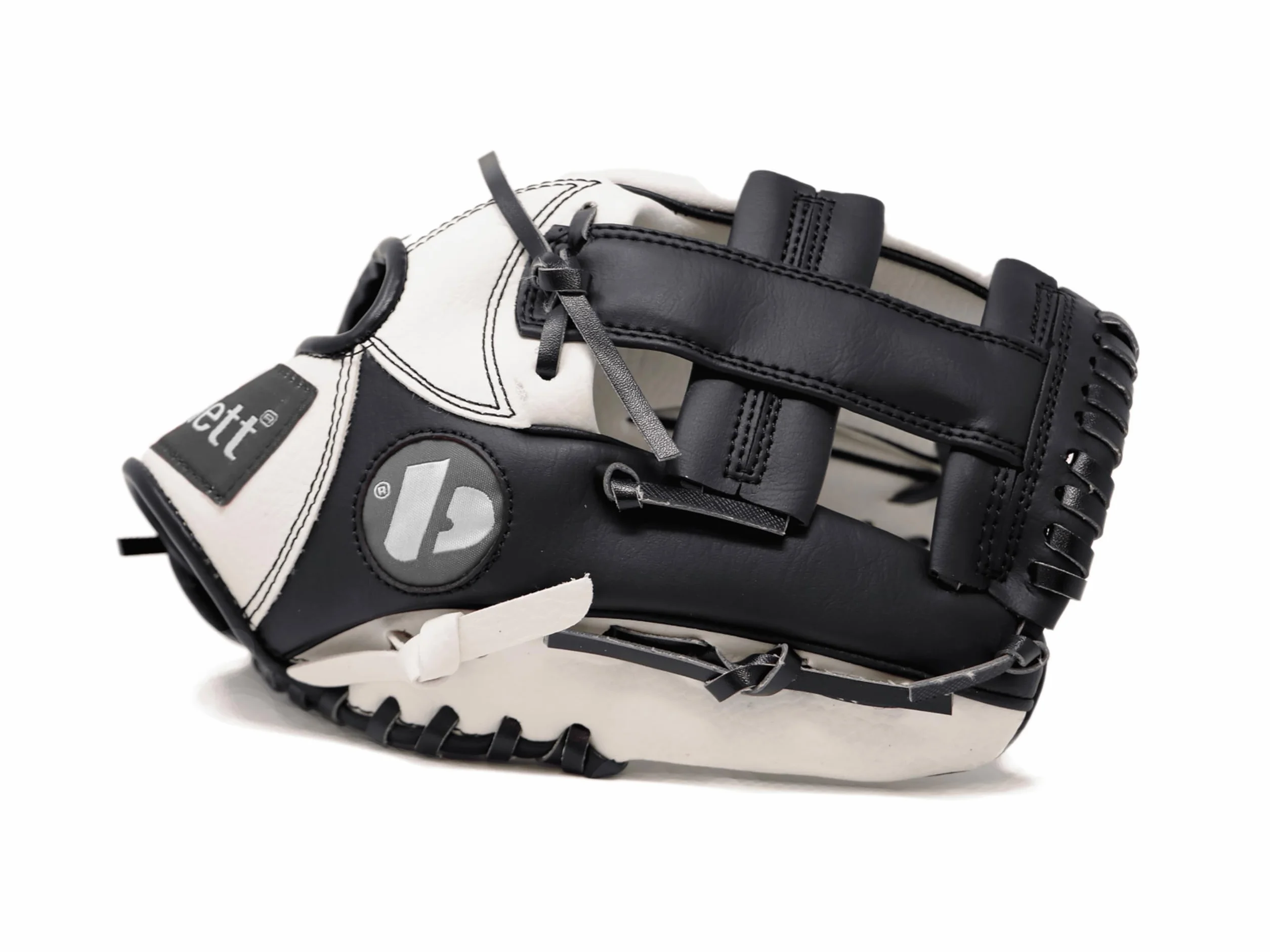 JL-110 Rękawica baseballowa, Outfield, poliuretan, 11" (biała)