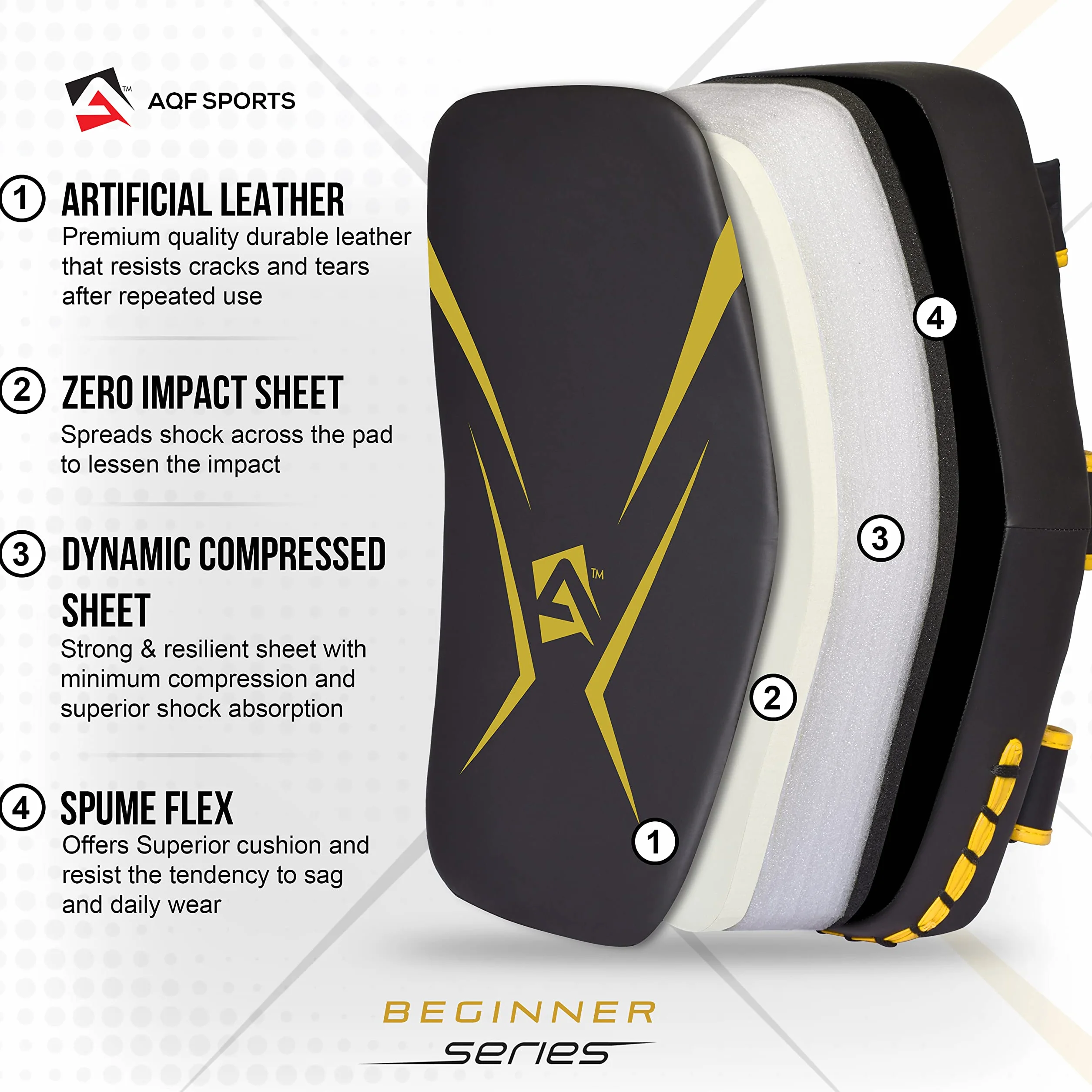 AQF Tajskie Klocki Do Kickboxingu Muay Thai Pad Z Solidnym Uchwytem, Maya Hide Leather Zakrzywiona Tarcza Strike Dla Boksu MMA Sztuk Walki Taekwondo, Treningu Sportów Ciosy