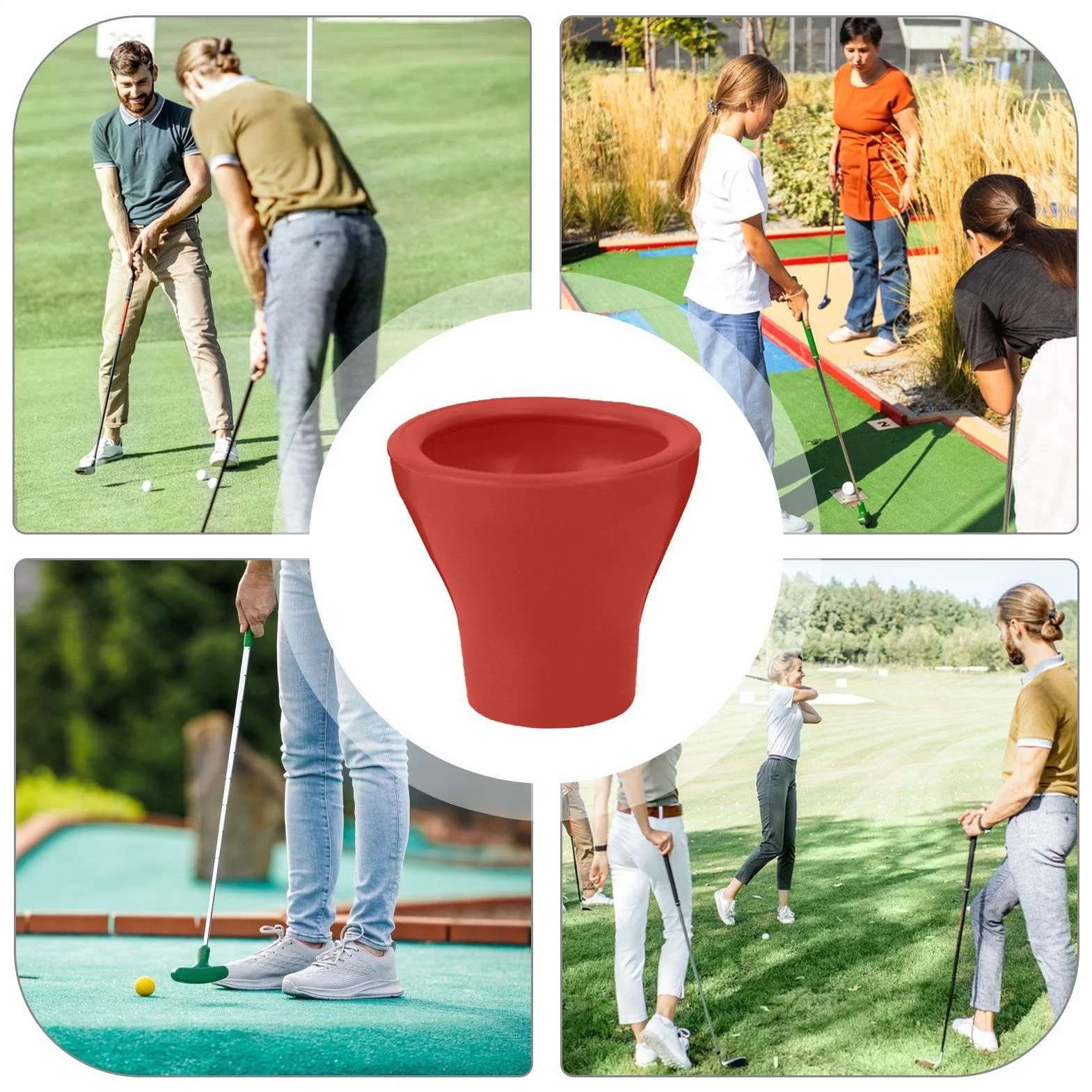 Gumowy chwytak do piłek golfowych - narzędzie do podnoszenia
