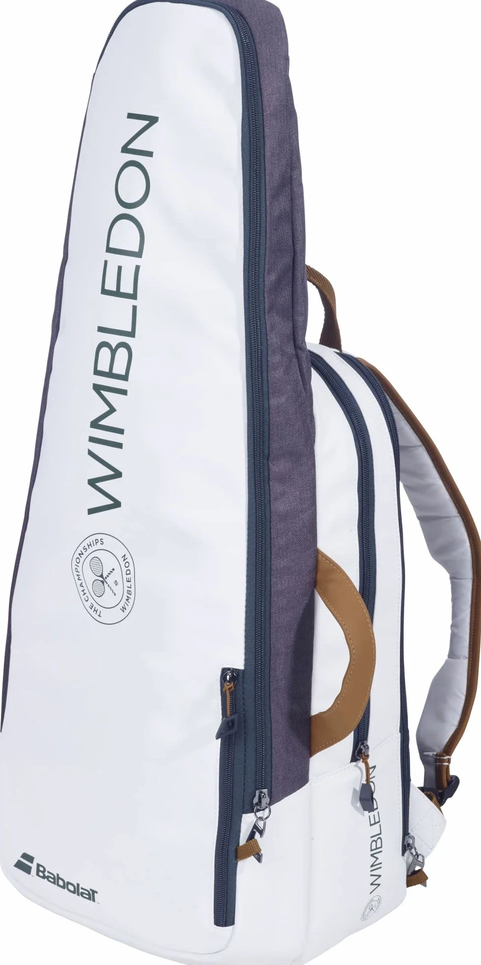Babolat Plecak tenisowy Pure Wimbledon, Biały/szary, Jeden rozmiar, Potężny