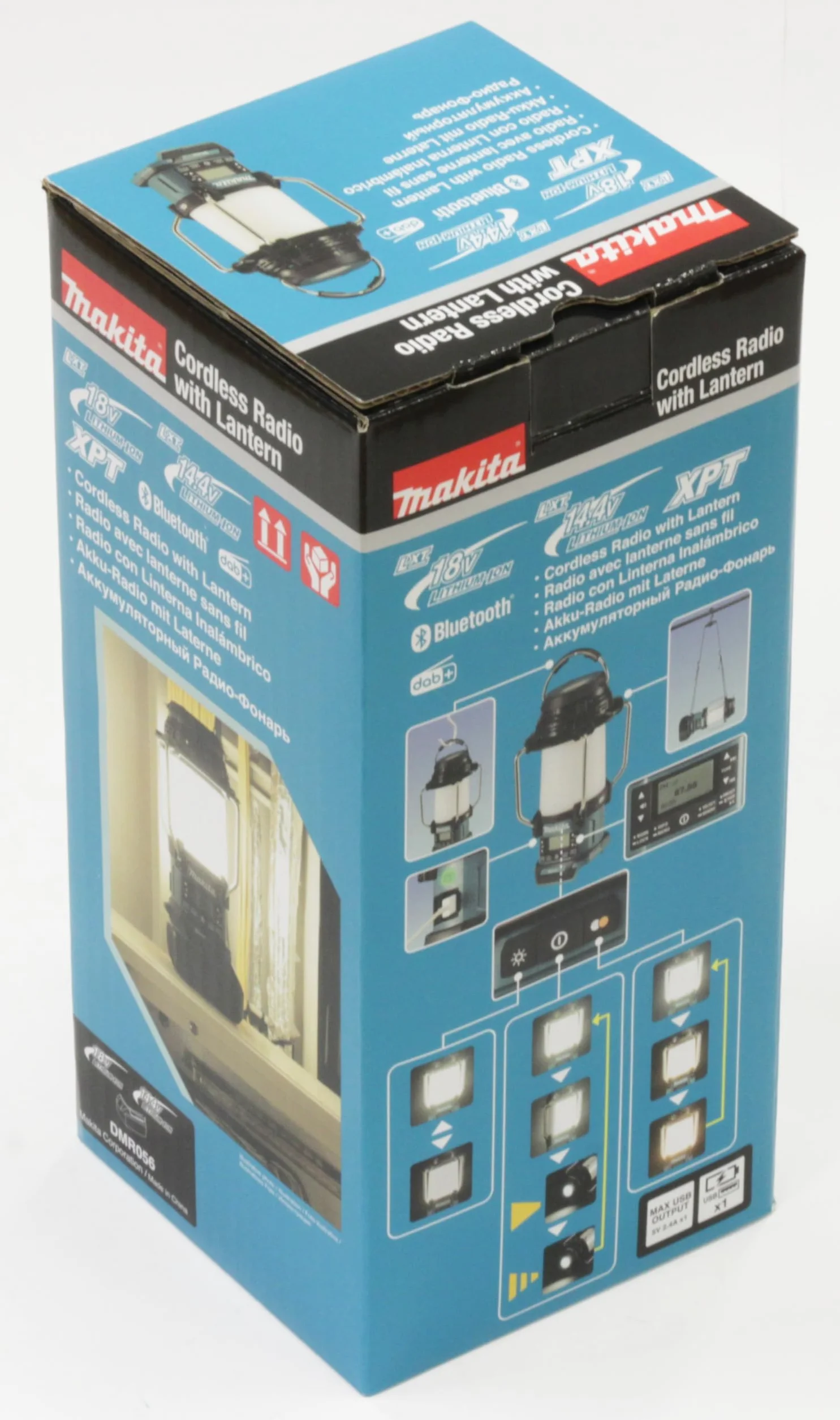 Makita DMR056 14,4 V/18 V litowo-jonowe radio LXT z latarnią
