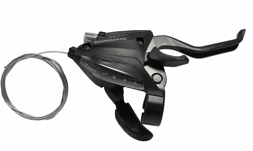 SHIMANO Dźwignia hamulca prawa, 7-krotna, V-Brake, 67143