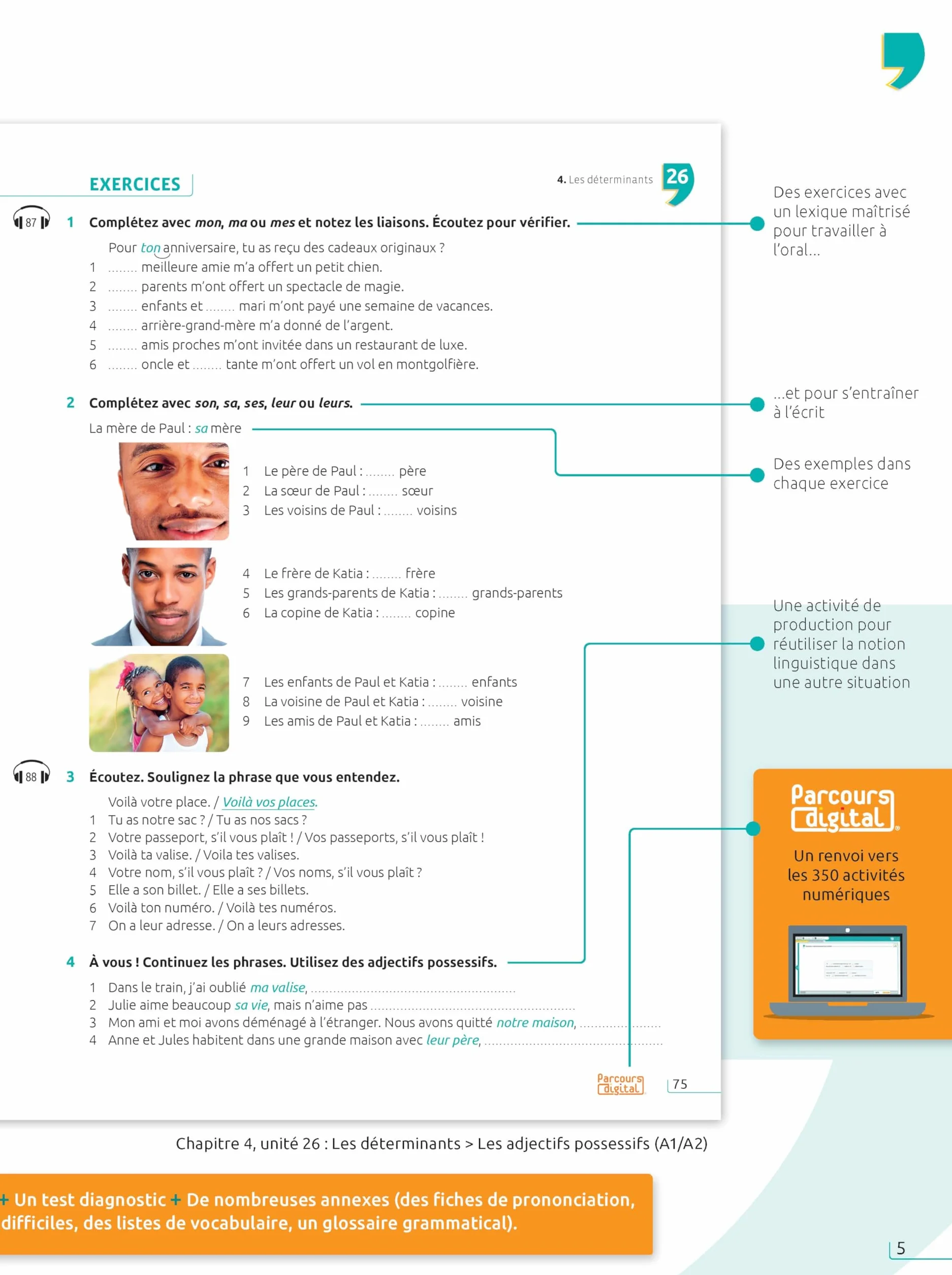 Focus - Grammaire du français (A1-A2-B1): Focus : Grammaire du français + CD audio MP3 + Parcours digital