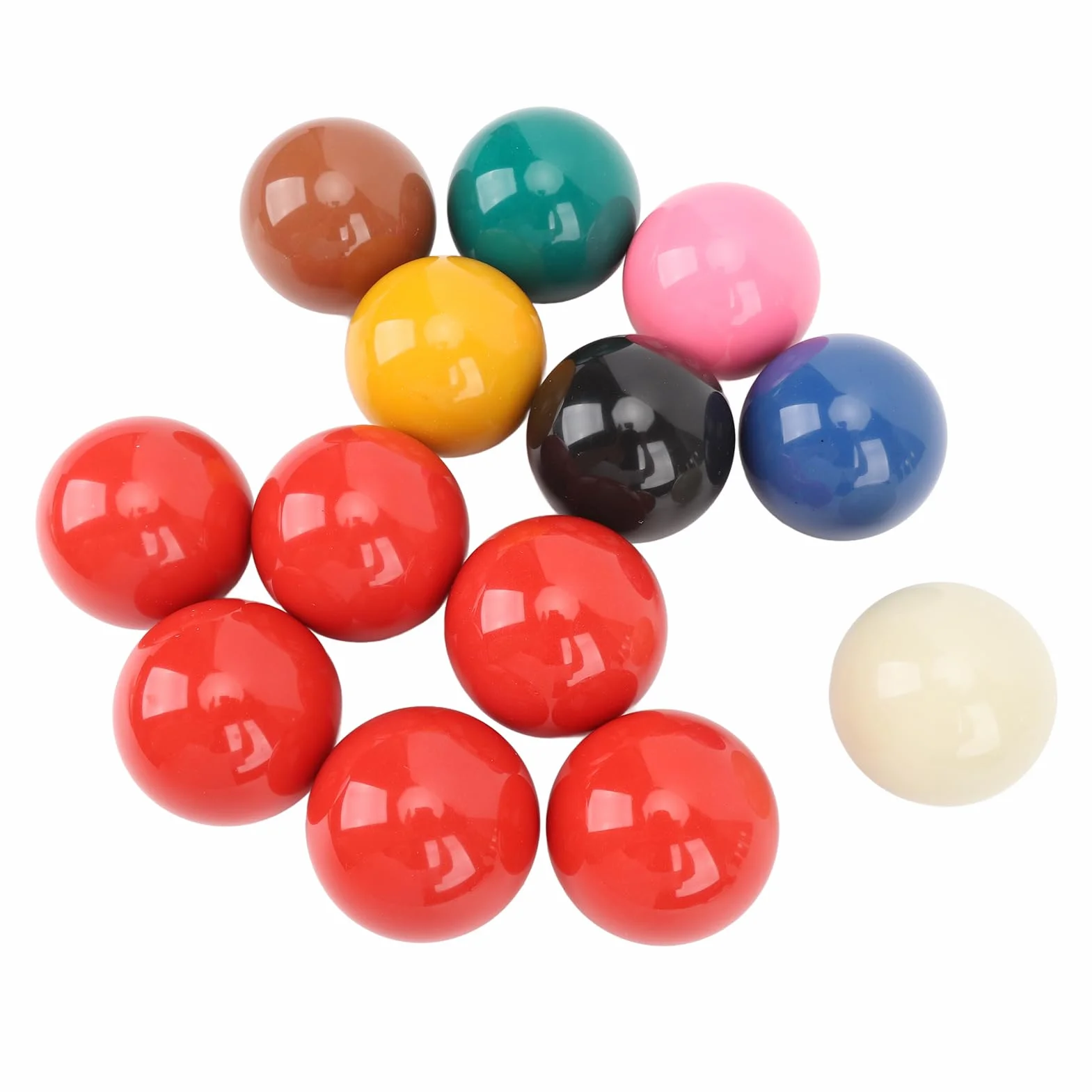 Zestaw Bilardowy do Snookera, 13 szt. 2,1 Cala i 5,25 Cm średnicy Kulek do Snookera Profesjonalny Standard, Zestaw Piłek do Snookera Wymienny żywiczny Zestaw Kul Bilardowych do
