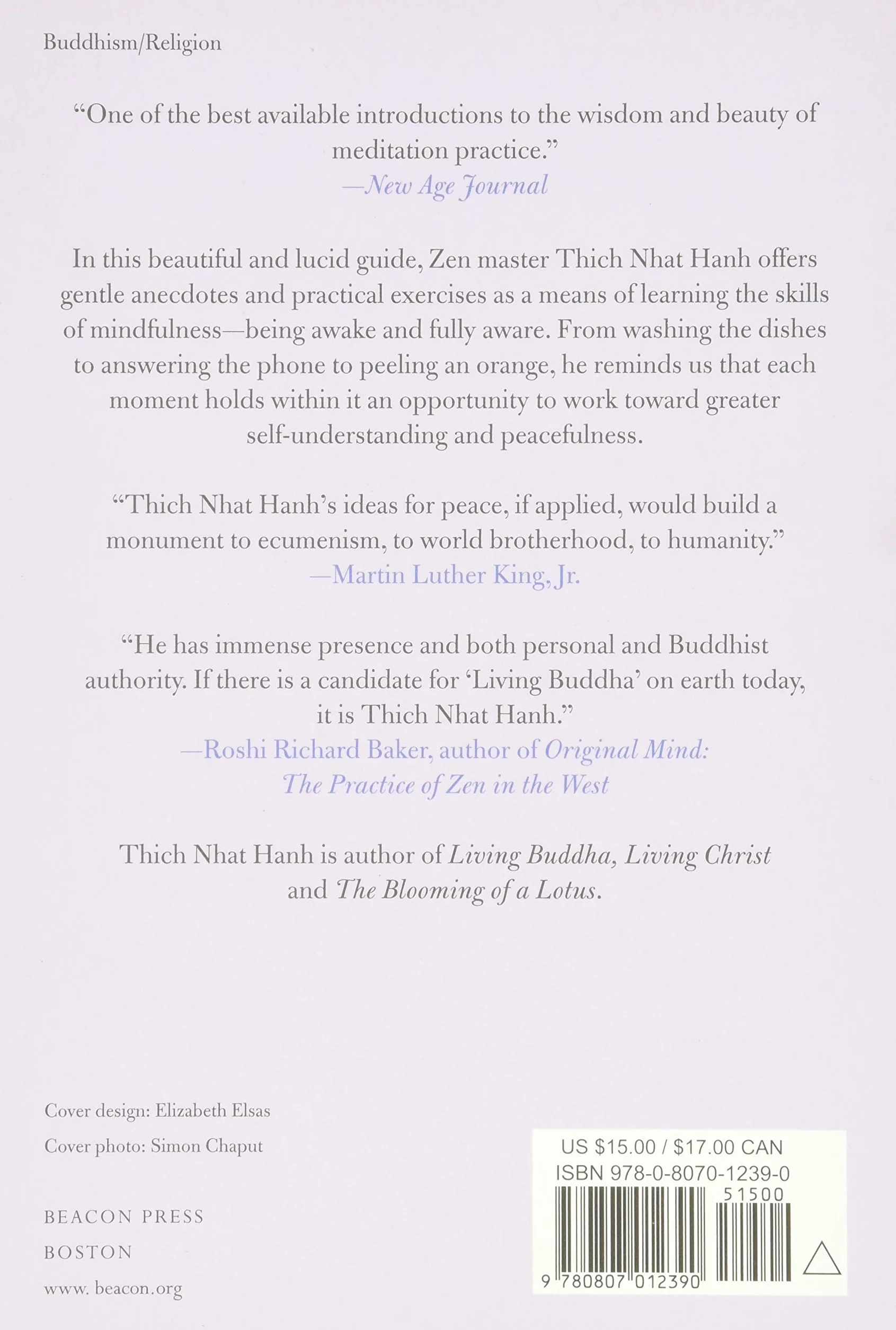 The Miracle of Mindfulness: An Introduction to the Practice of Meditation