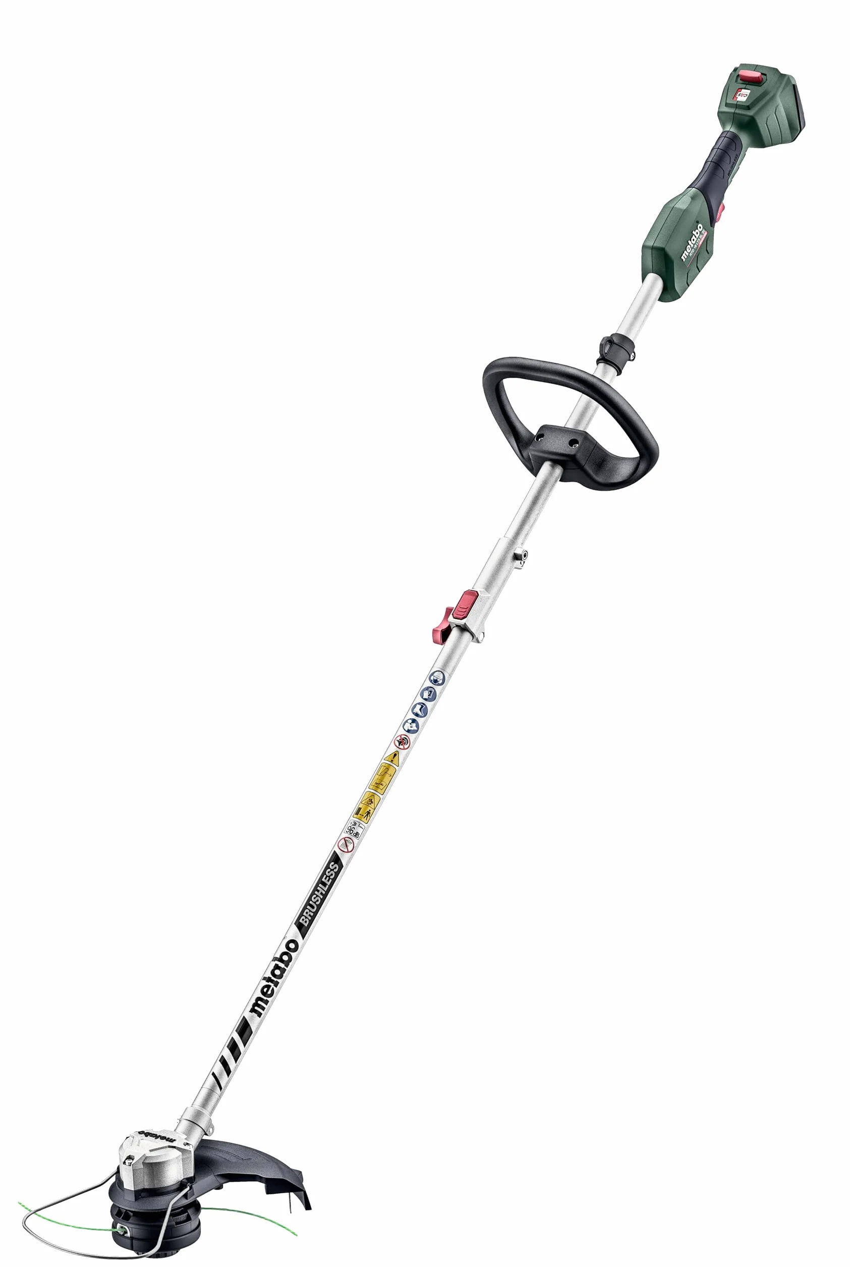 Metabo akumulatorowa podkaszarka RTD 18 LTX BL 30 – 601720850 – 18 V – Lekka i kompaktowa – Elektryczna podkaszarka z systemem Metabo Quick do szybkiej wymiany żyłki i silnikiem bezszczotkowym