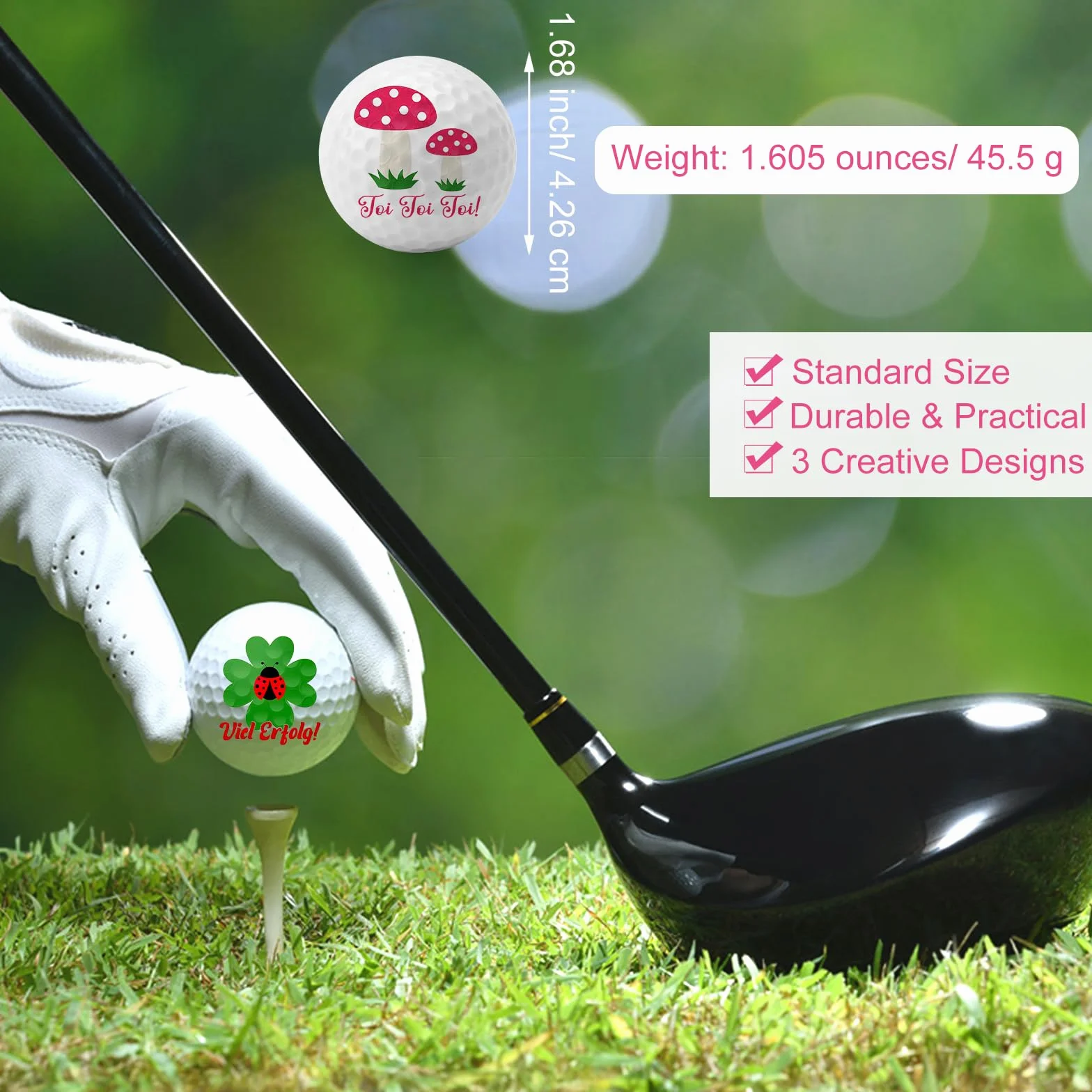 VOSSOT Piłka golfowa zestaw upominkowy