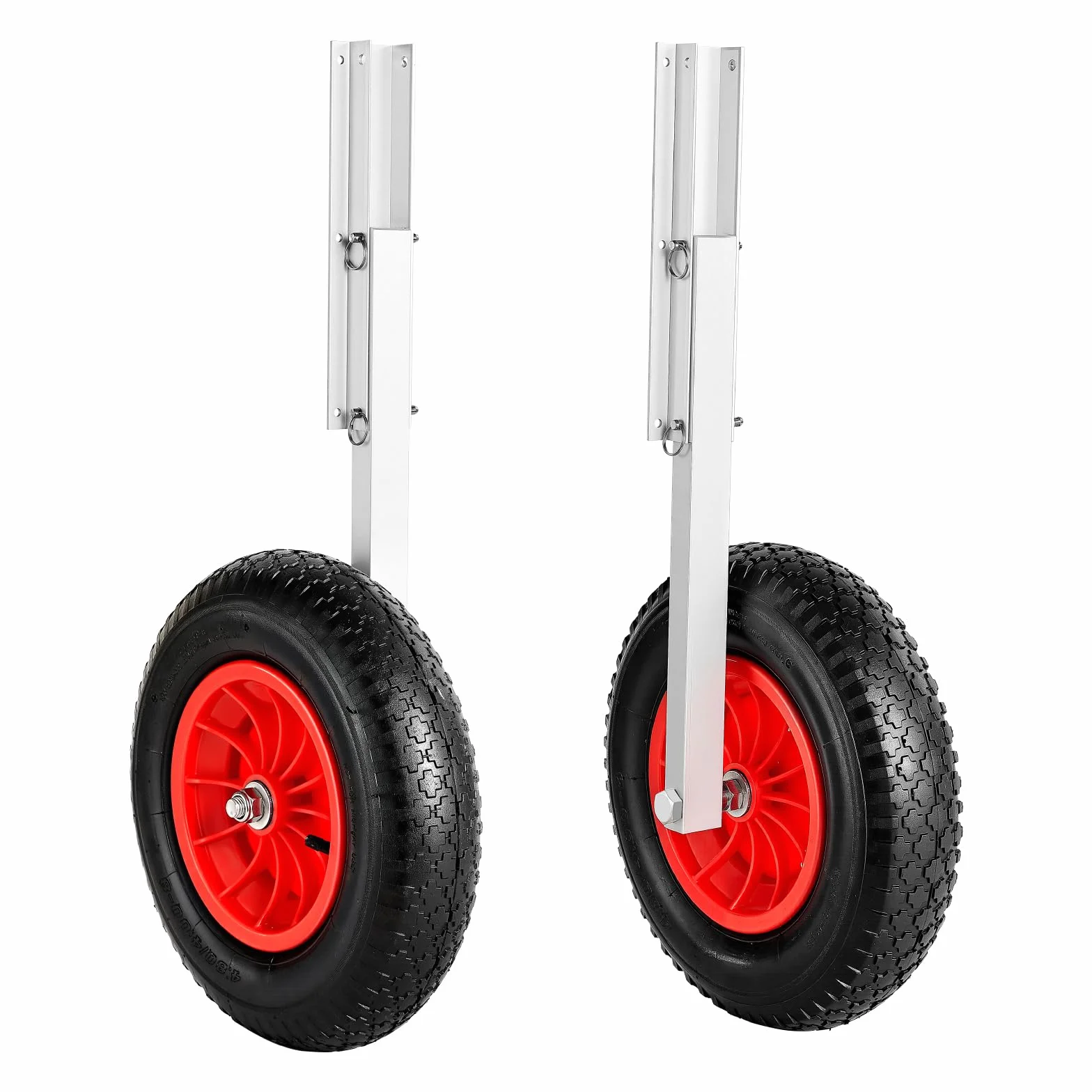 VEVOR Unisex – ponton slipräder dla dorosłych, czerwony, 38 cm