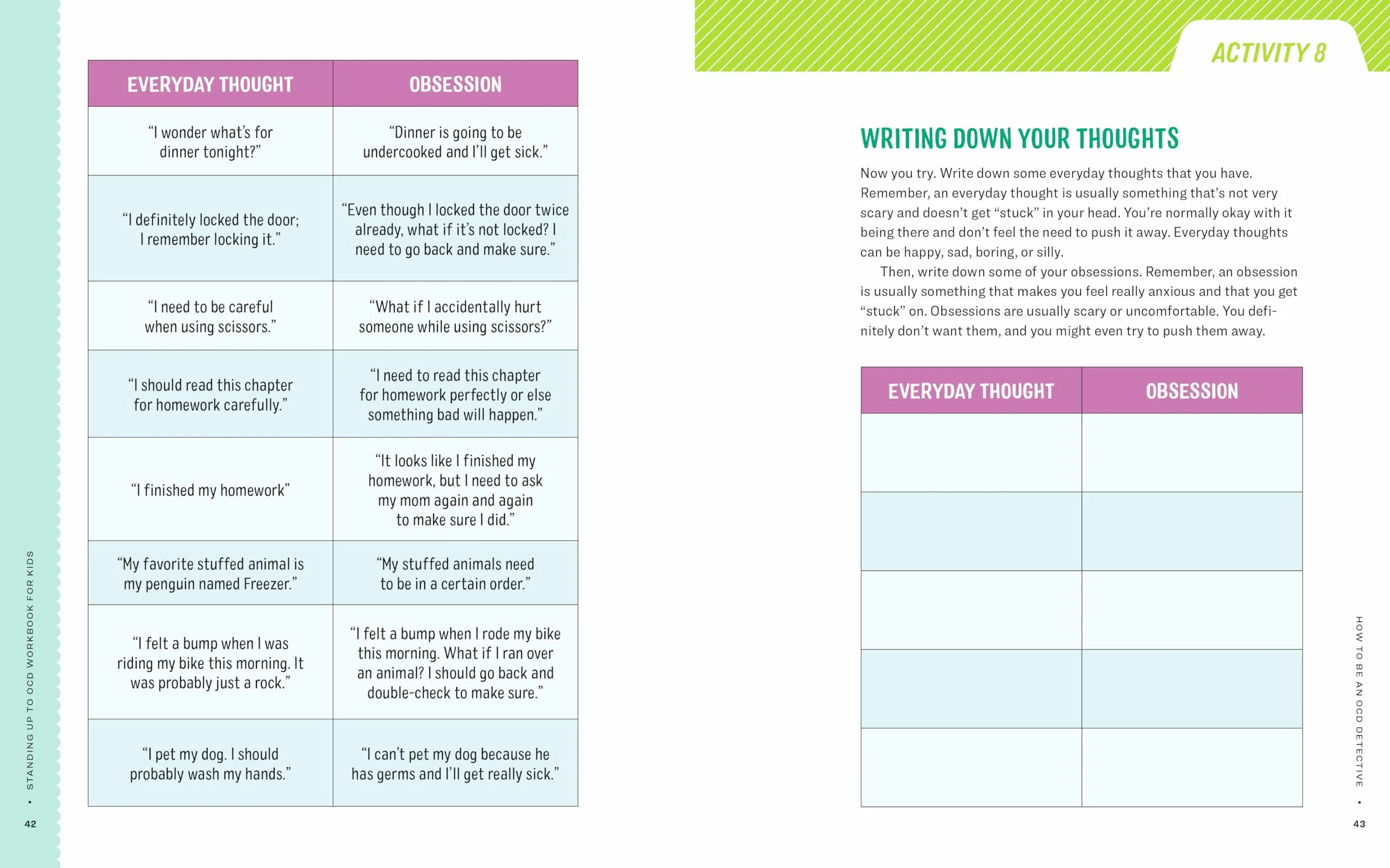 Standing Up to Ocd Workbook for Kids: 40 Activities to Help Children Stop Unwanted Thoughts, Control Compulsive Behaviors, and Overcome Anxiety