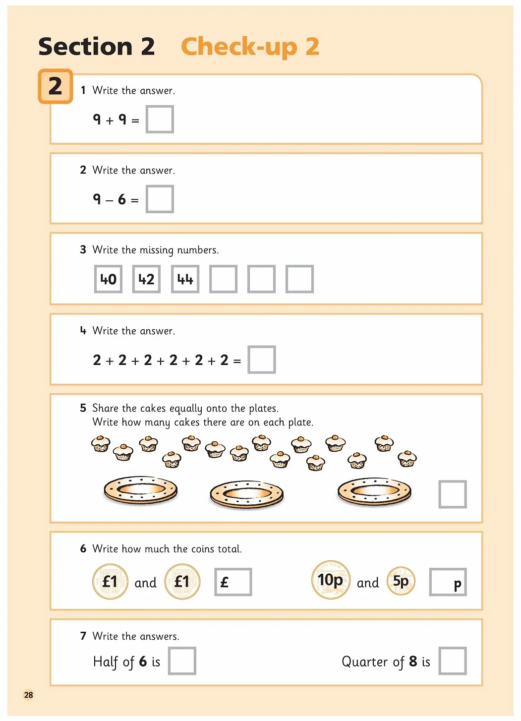 First Mental Arithmetic Book 3: Year 1, Ages 5-6