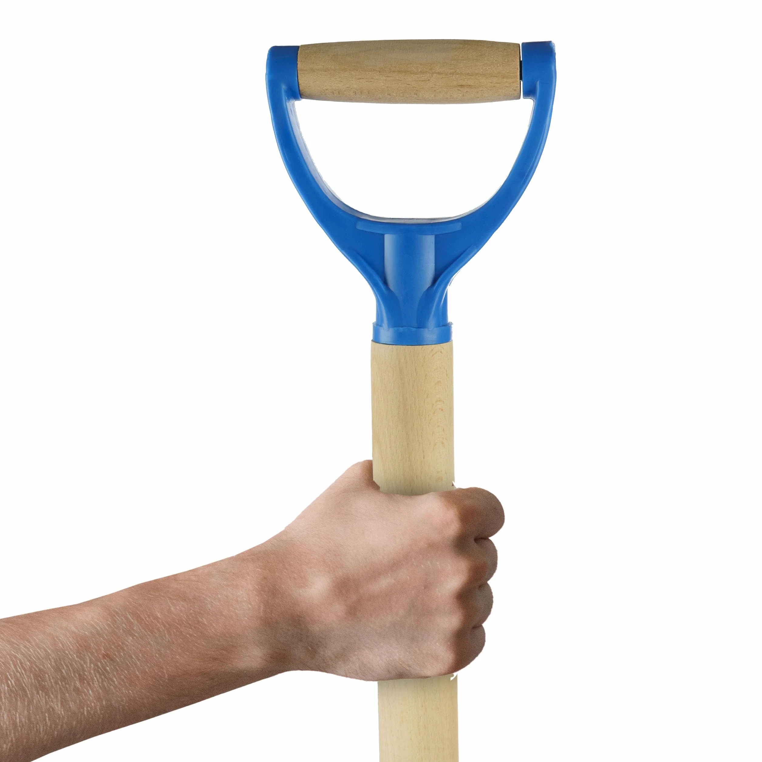 Trzonek Drewniany 100 cm, Styl do Łopaty, Szpadla, Trzon z Drewna Bukowego z Rączką, Trwały i Wytrzymały Trzon Wymienny Styl Trzon Kij Do Szpadla ("Y", plastik, 100 cm)