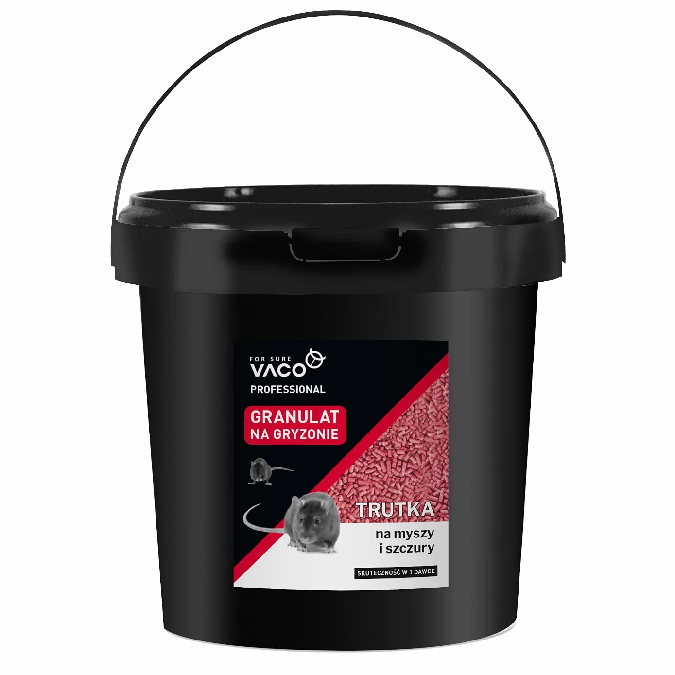 VACO PROFESSIONAL Granulat na szczury i myszy (wiadro) - 3 kg