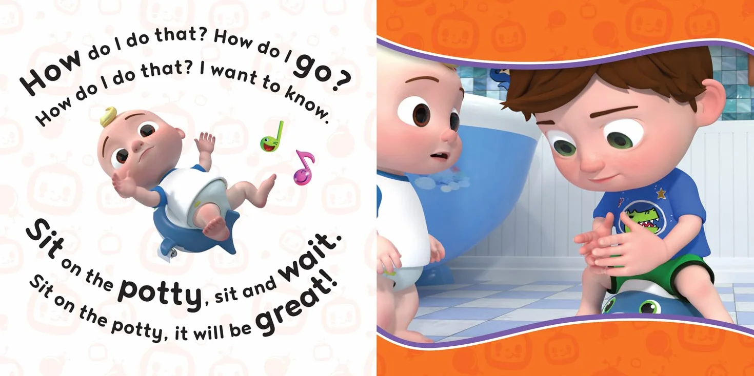 CoComelon Sing-Song: The Potty Song: Make potty training fun as you sing-along with this colourful board book for children aged 1, 2, 3 and 4 years