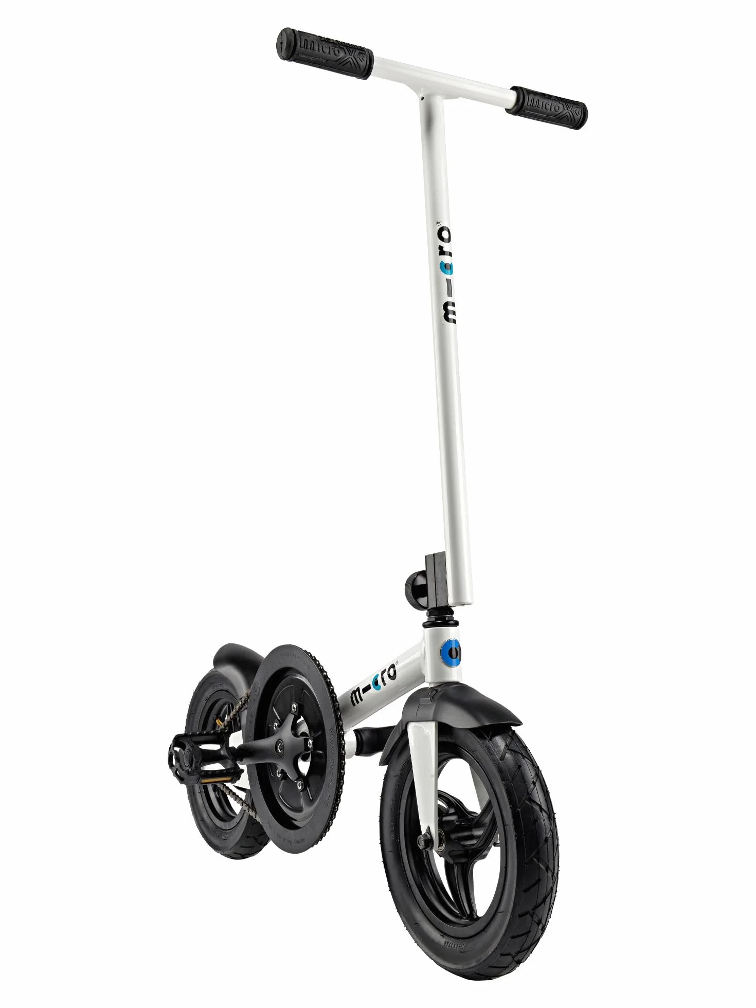 Składana hulajnoga hybrydowa Micro Pedal Flow lekka dla dorosłych