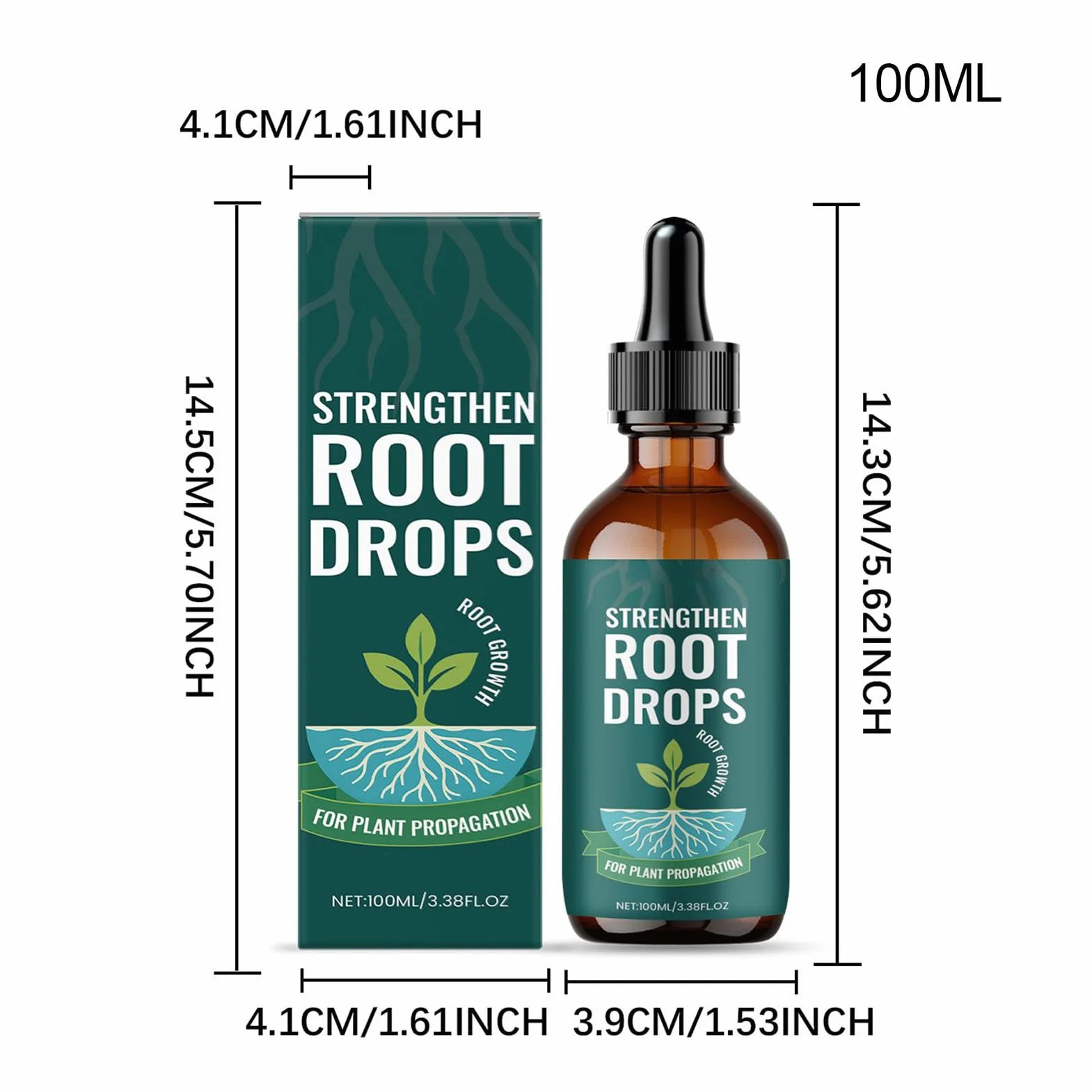 Prop Drops For Plants - P?yn Do Ukorzeniania 100 Ml Z Zakraplaczem | Krople Do Rozmna?ania Ro?lin | do Wewn?trznej Uprawy