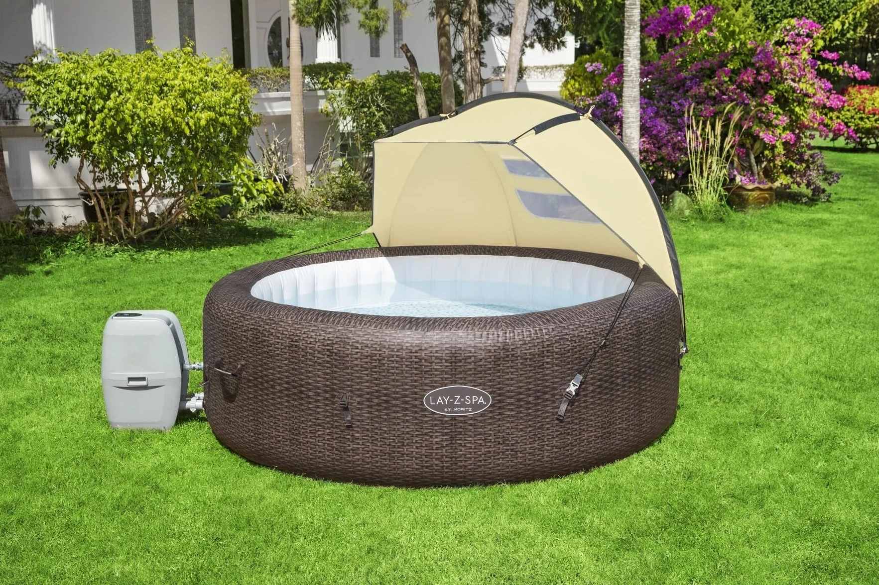 Bestway Lay-Z-Spa® 6' X 37" X 43"/1.83M X 94Cm X 1.09M Canopy