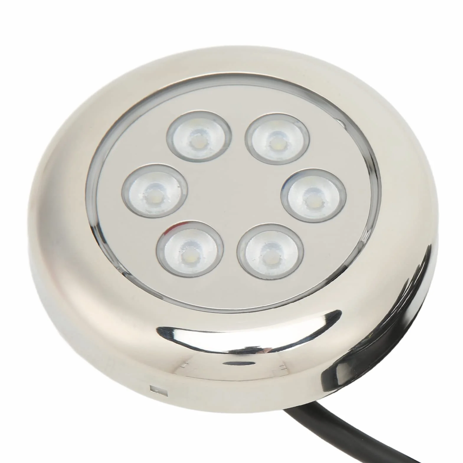 LED Podwodne światła łodzi, 3.5in IP68 wodoodporny LED podwodne światło, montaż powierzchniowy, 12V-24VDC, podwodne światło pawęż dla łodzi Jachty Rejsy Statki Żaglówki Ponton pawę