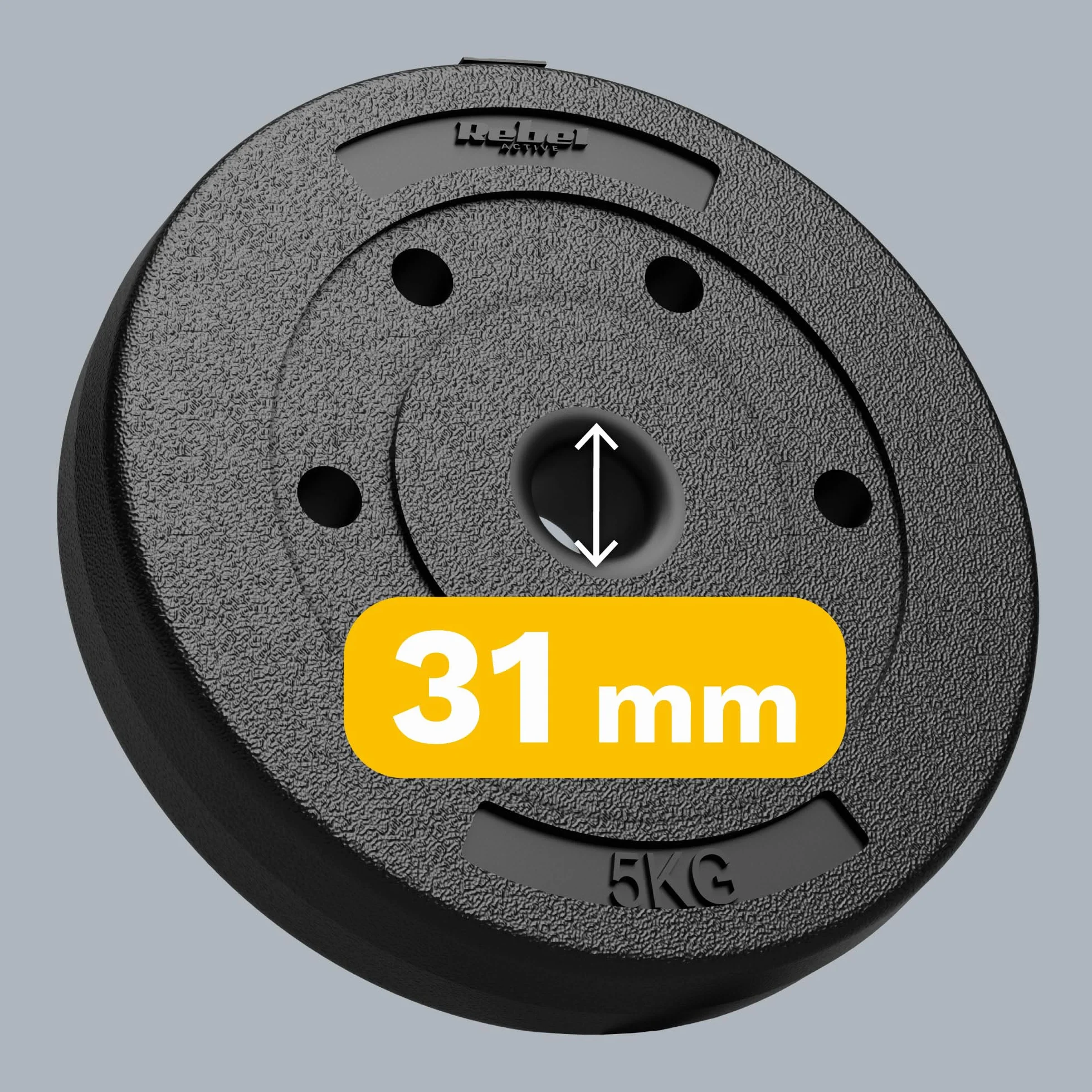 Rebel Zestaw Obciążeń Bitumicznych 4x5kg Otwór 31mm RBA-2102