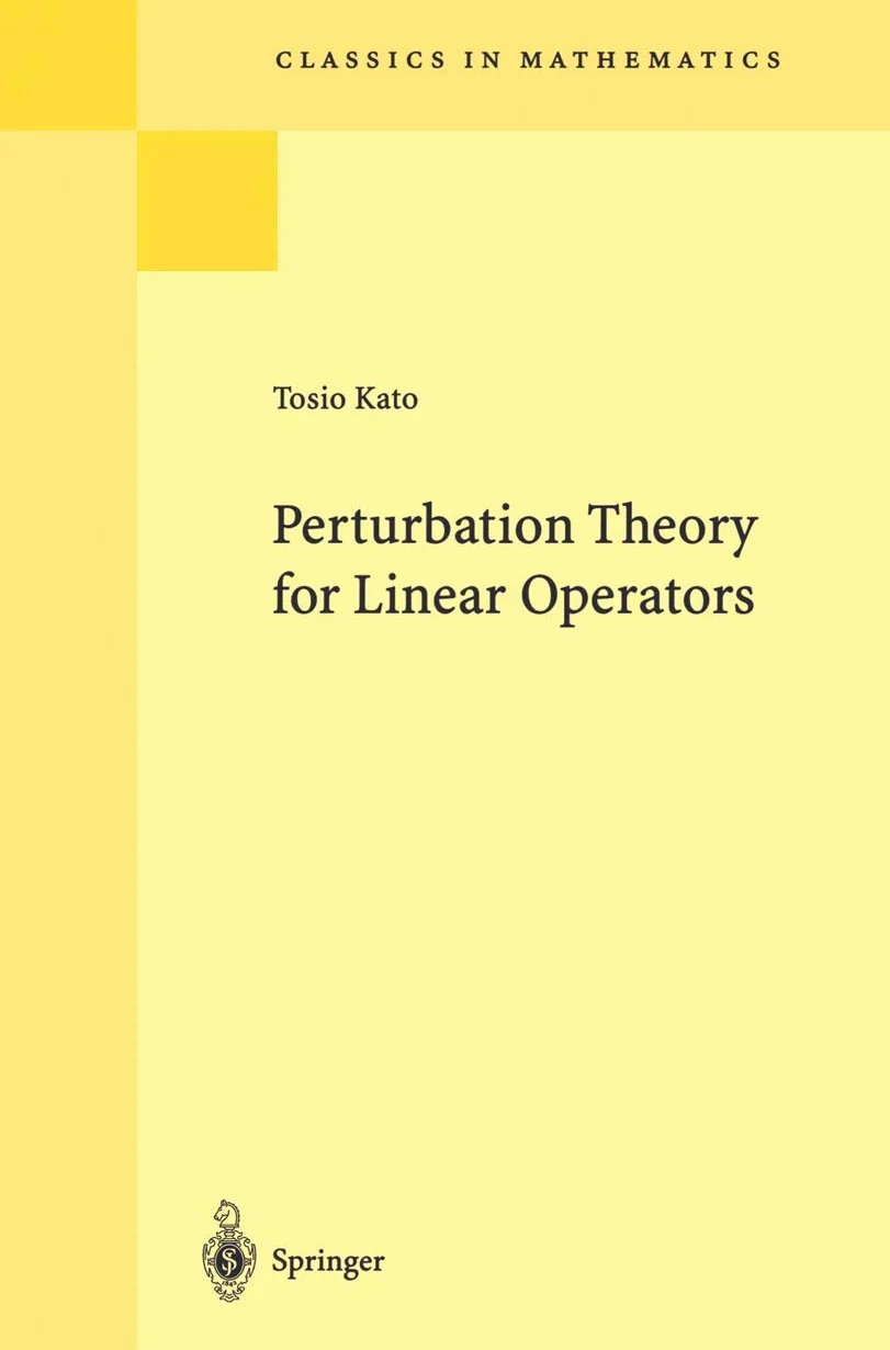 Perturbation Theory for Linear Operators: 132