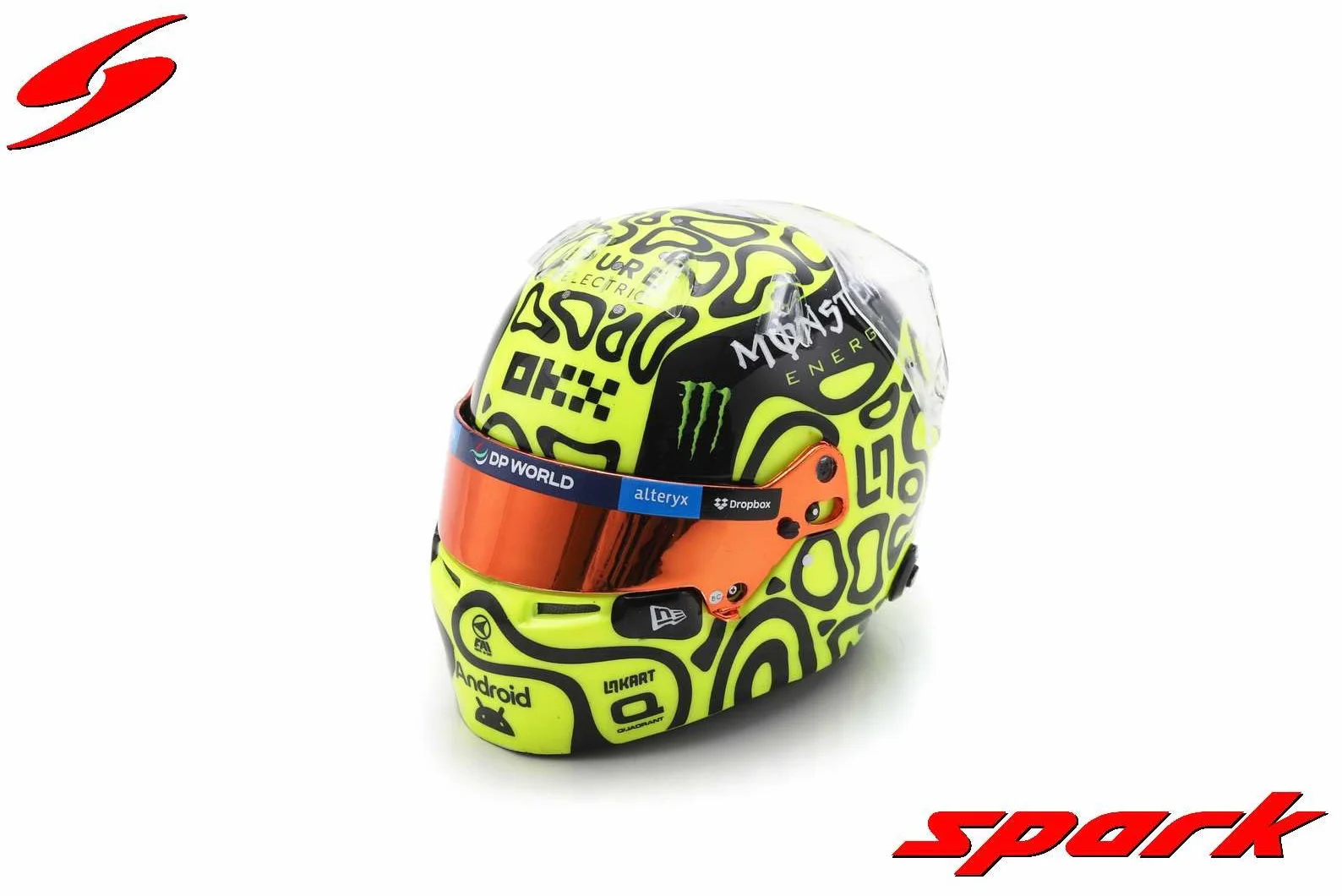 Bell Spark F1 McLaren Team Lando Norris Mini Kask Skala 1/5 Edycja Specjalna 2024