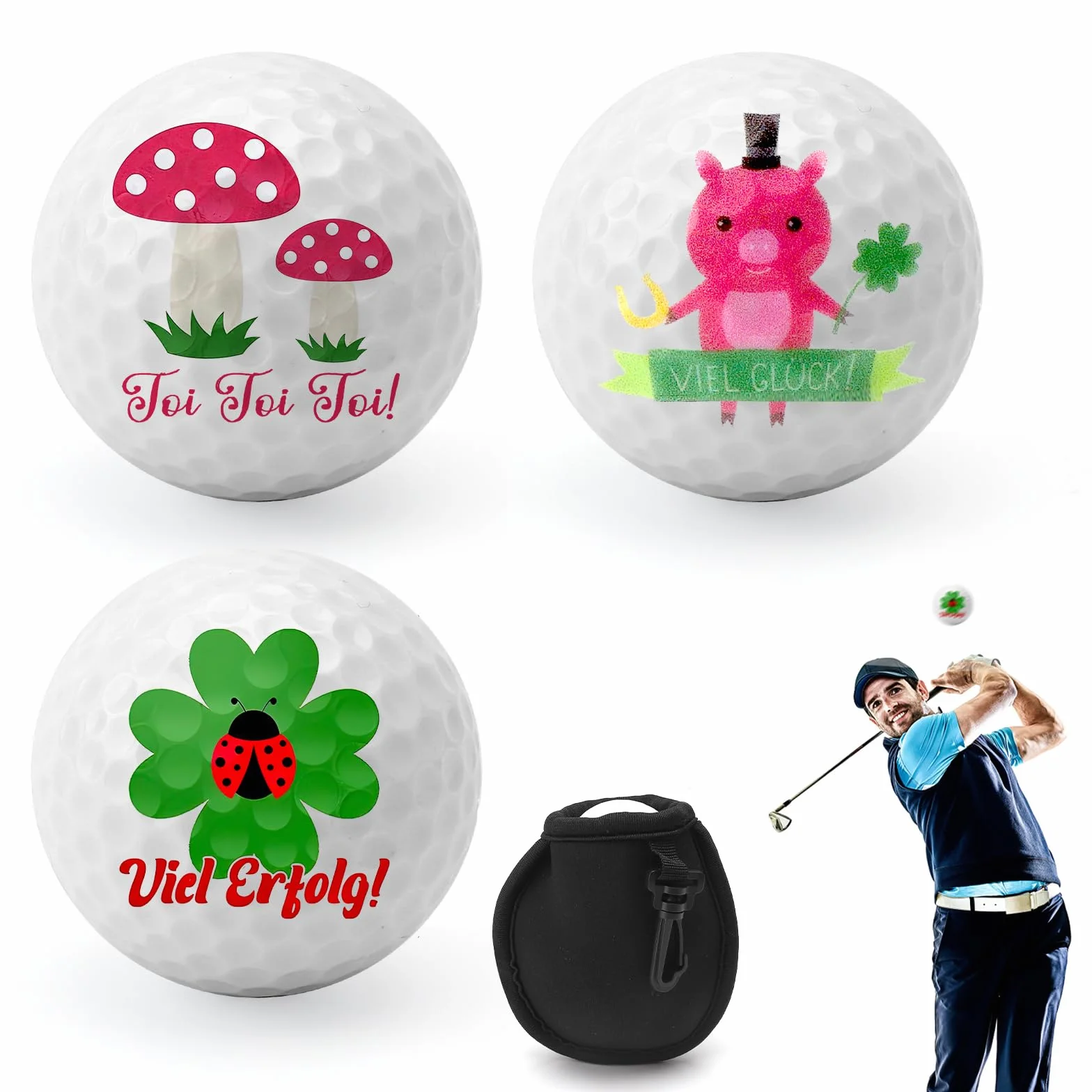 VOSSOT Piłka golfowa zestaw upominkowy