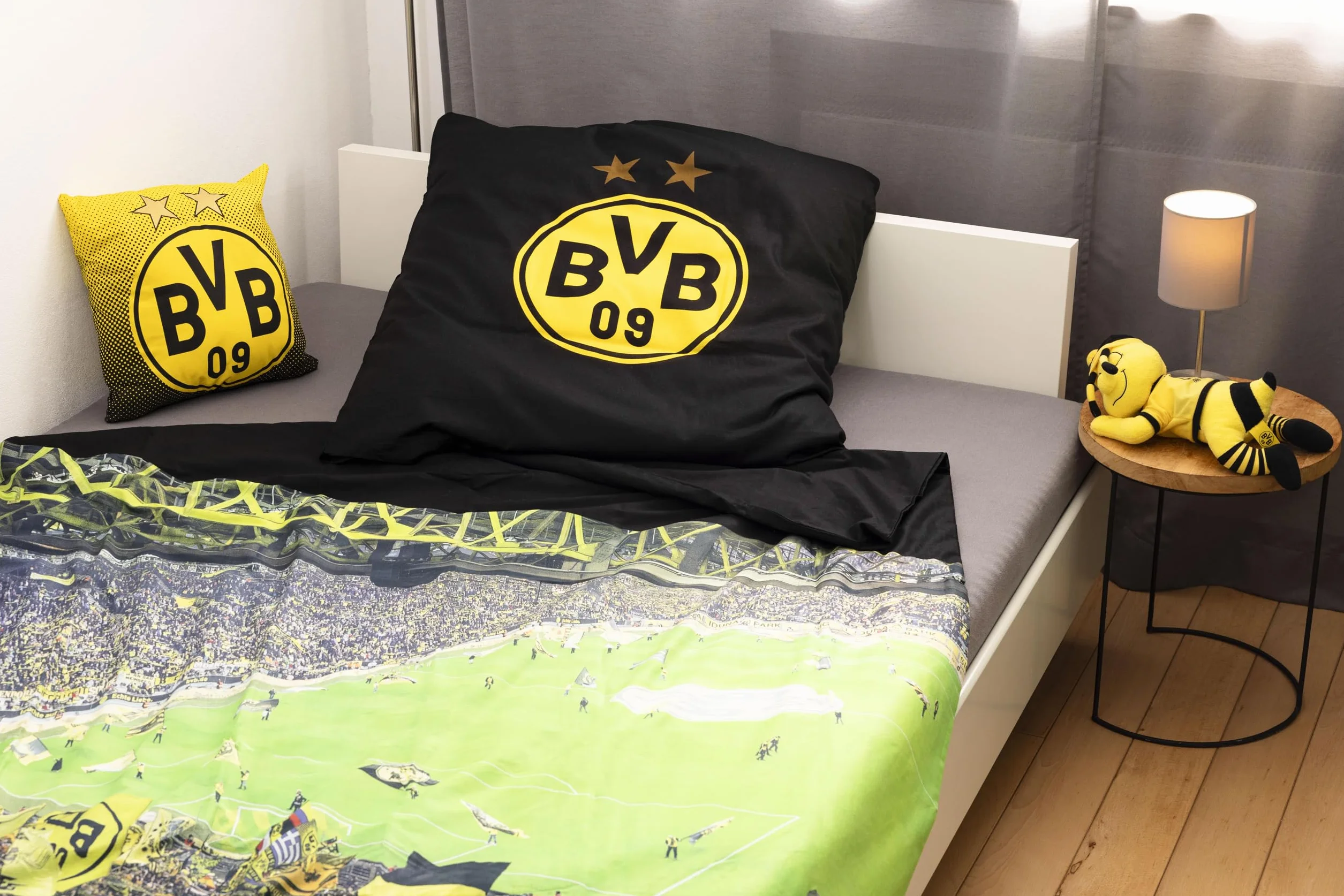 Borussia Dortmund BVB 09 pościel z trybiu południowego 135 x 20