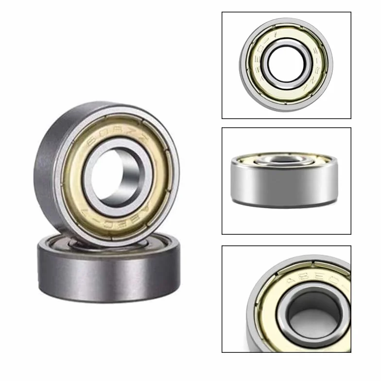 Zestaw 40 łożysk kulkowych 608 ZZ 8x22x7 mm metalowe Double Shielded do deskorolek