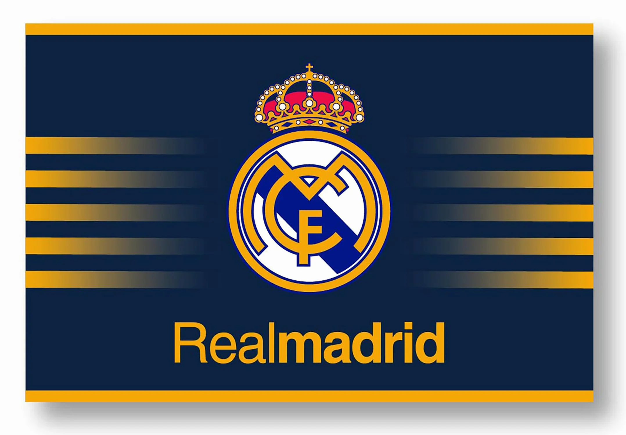 Prawdziwa flaga - oficjalna kolekcja Real Madrid 100 x 150 cm