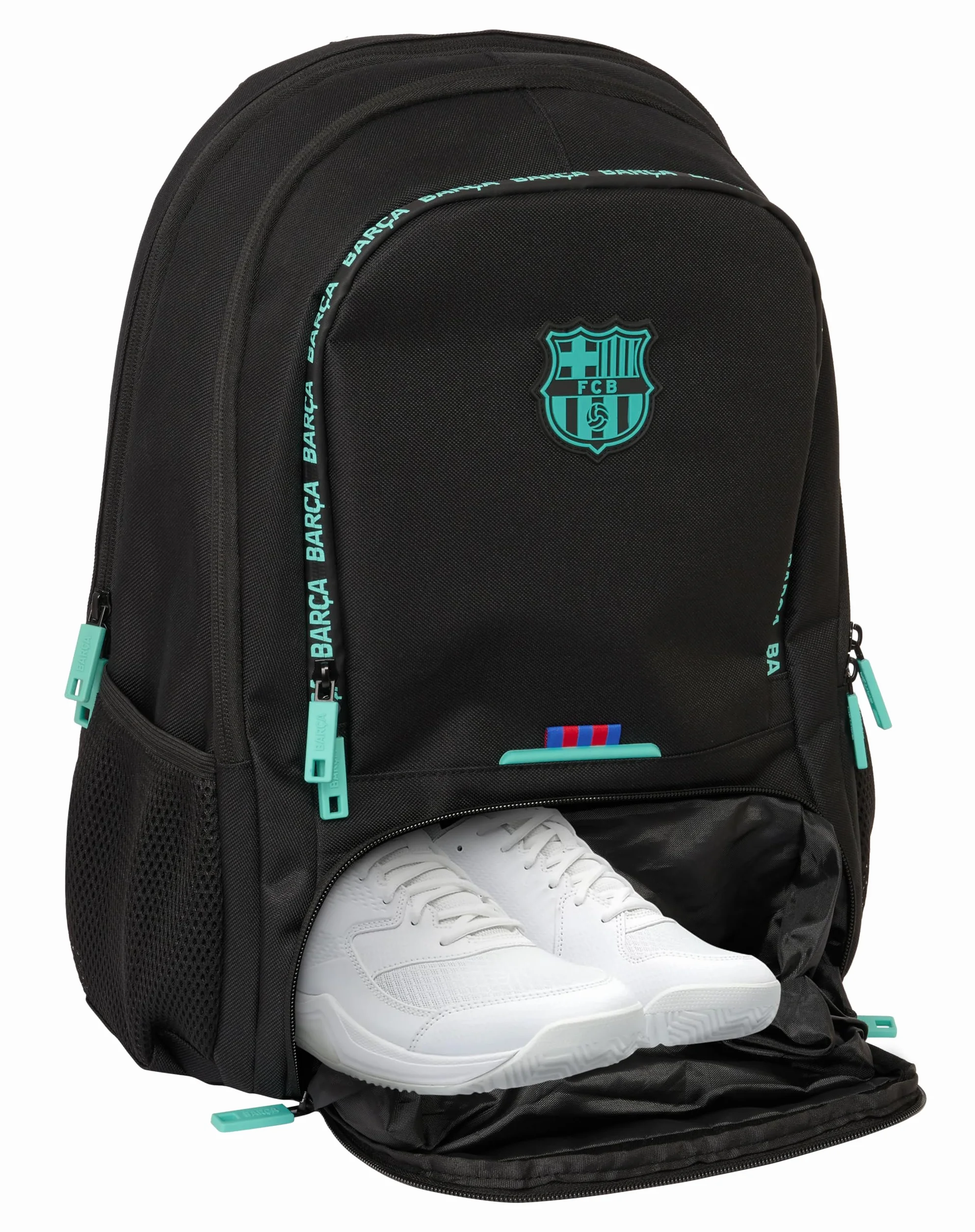 Safta F.C. Barcelona Plecak na Padel Sportowy 30x17x42 cm Czarny